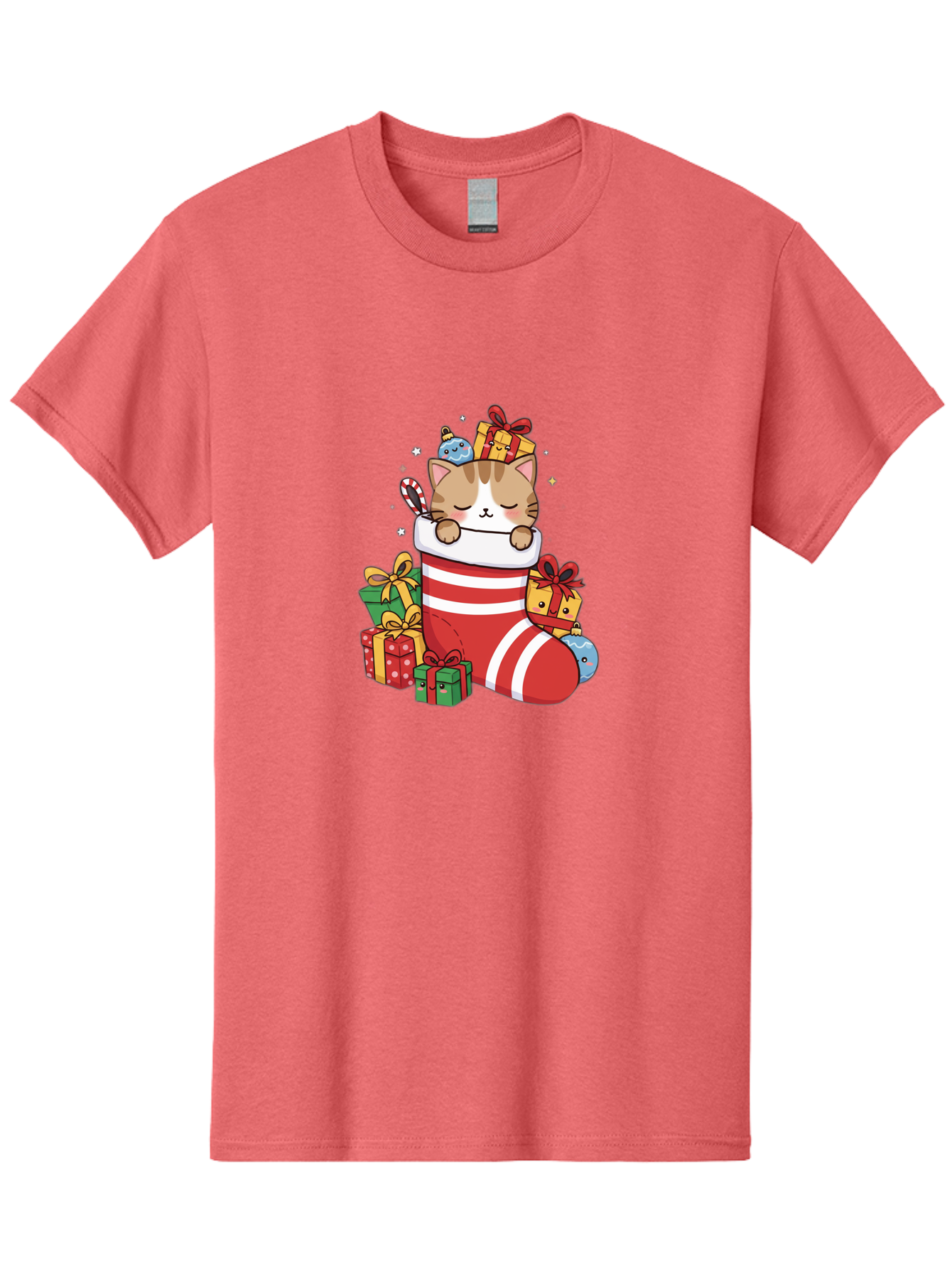 Cat-In-Christmas-Stocking-5 Men'S Graphic Tee, 100% Cotton, Comfortable Casual Summer Wear, Machine Washable, Vintage Camera, Old Camera, Antique Camera, Black Camera, Classic Photography, Photography Equipment, Nostalgic Device, Film Camera, Bal976