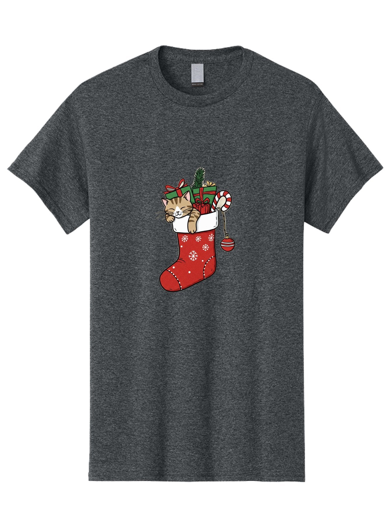 Cat-In-Christmas-Stocking-6 Men'S Graphic Tee, 100% Cotton, Comfortable Casual Summer Wear, Machine Washable, Vintage Camera, Old Camera, Antique Camera, Black Camera, Classic Photography, Photography Equipment, Nostalgic Device, Film Camera, Bal977 4