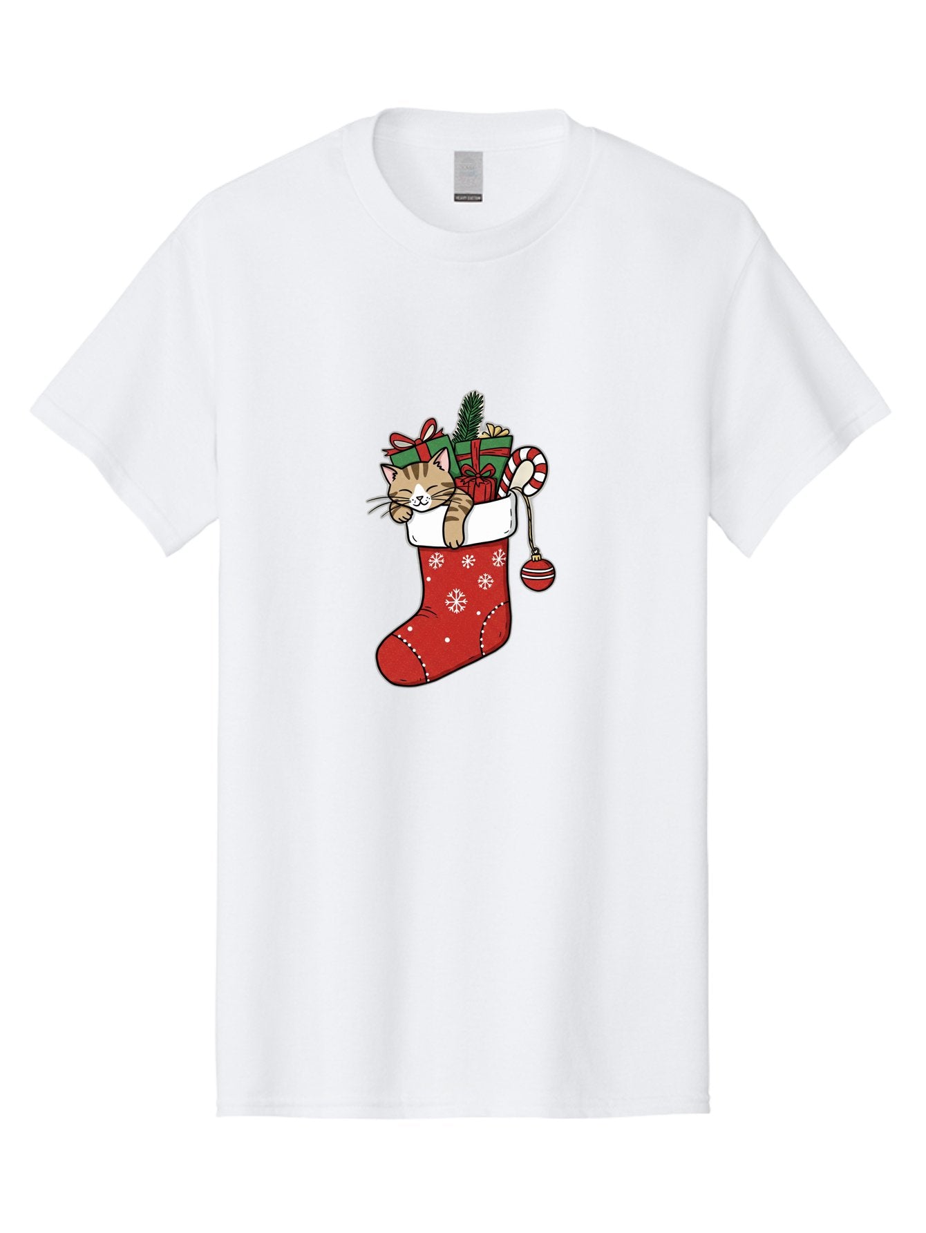 Cat-In-Christmas-Stocking-6 Men'S Graphic Tee, 100% Cotton, Comfortable Casual Summer Wear, Machine Washable, Vintage Camera, Old Camera, Antique Camera, Black Camera, Classic Photography, Photography Equipment, Nostalgic Device, Film Camera, Bal977