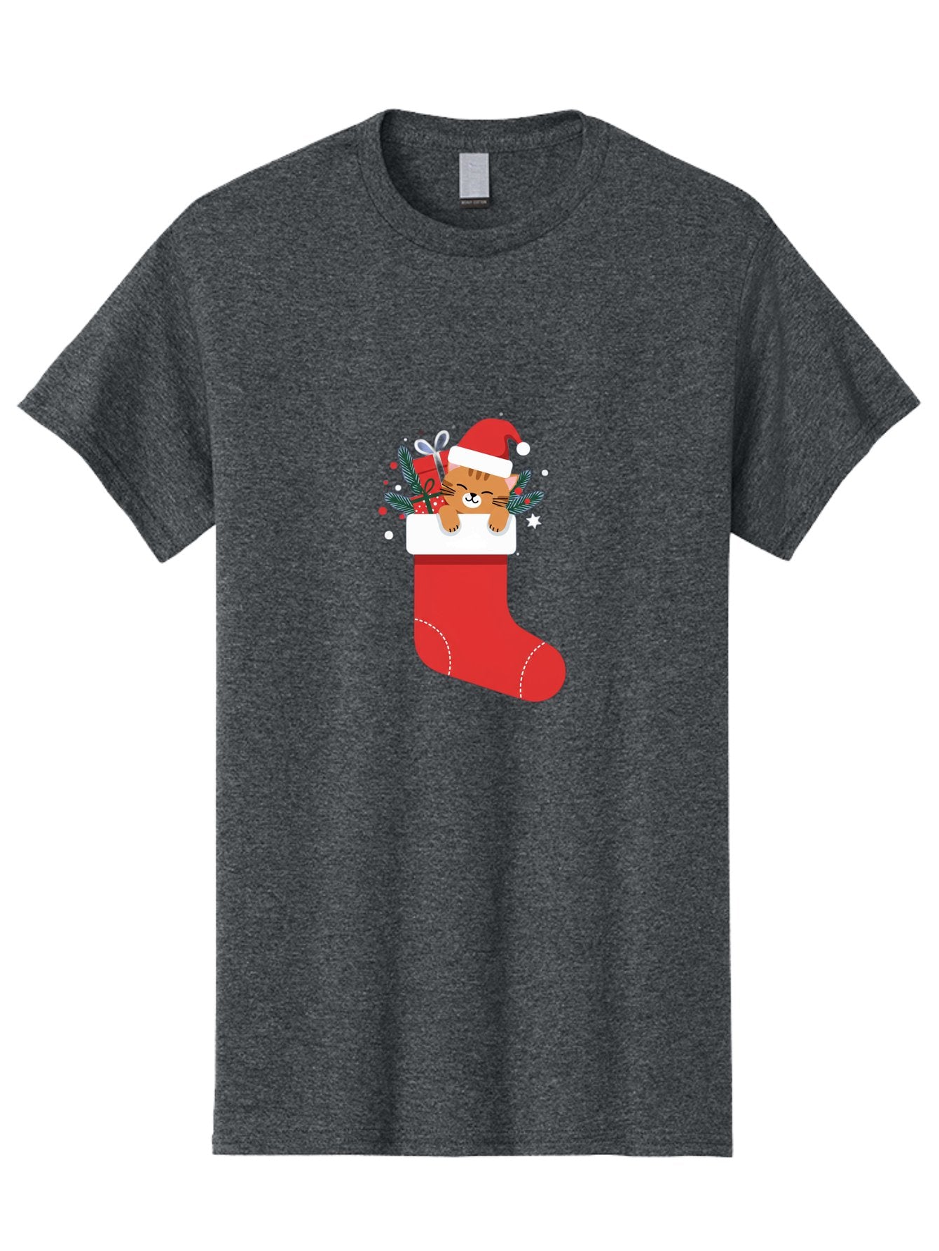Cat-In-Christmas-Stocking Men'S Graphic Tee, 100% Cotton, Comfortable Casual Summer Wear, Machine Washable, Vintage Camera, Old Camera, Antique Camera, Black Camera, Classic Photography, Photography Equipment, Nostalgic Device, Film Camera, Bal979 10