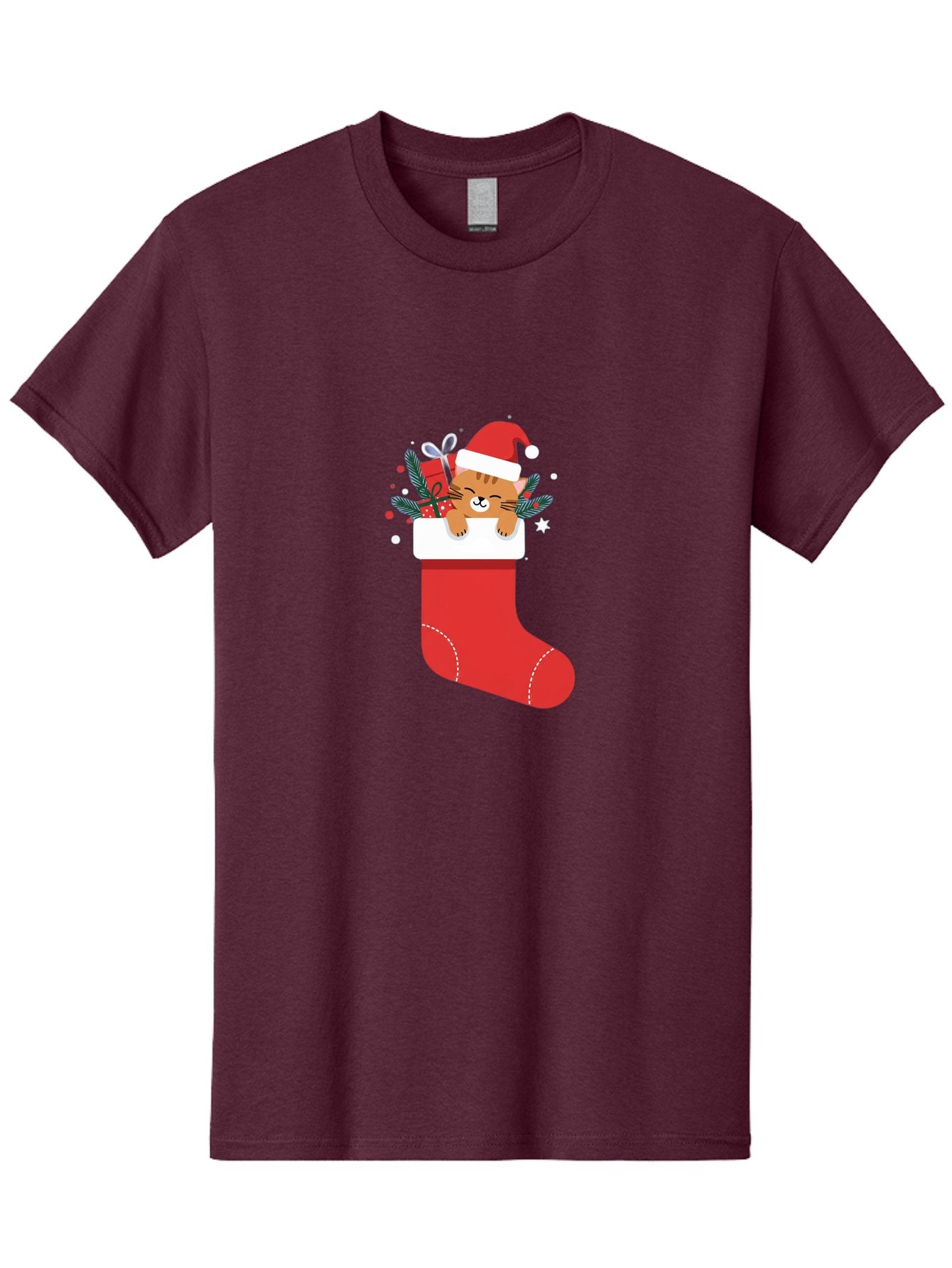 Cat-In-Christmas-Stocking Men'S Graphic Tee, 100% Cotton, Comfortable Casual Summer Wear, Machine Washable, Vintage Camera, Old Camera, Antique Camera, Black Camera, Classic Photography, Photography Equipment, Nostalgic Device, Film Camera, Bal979 5