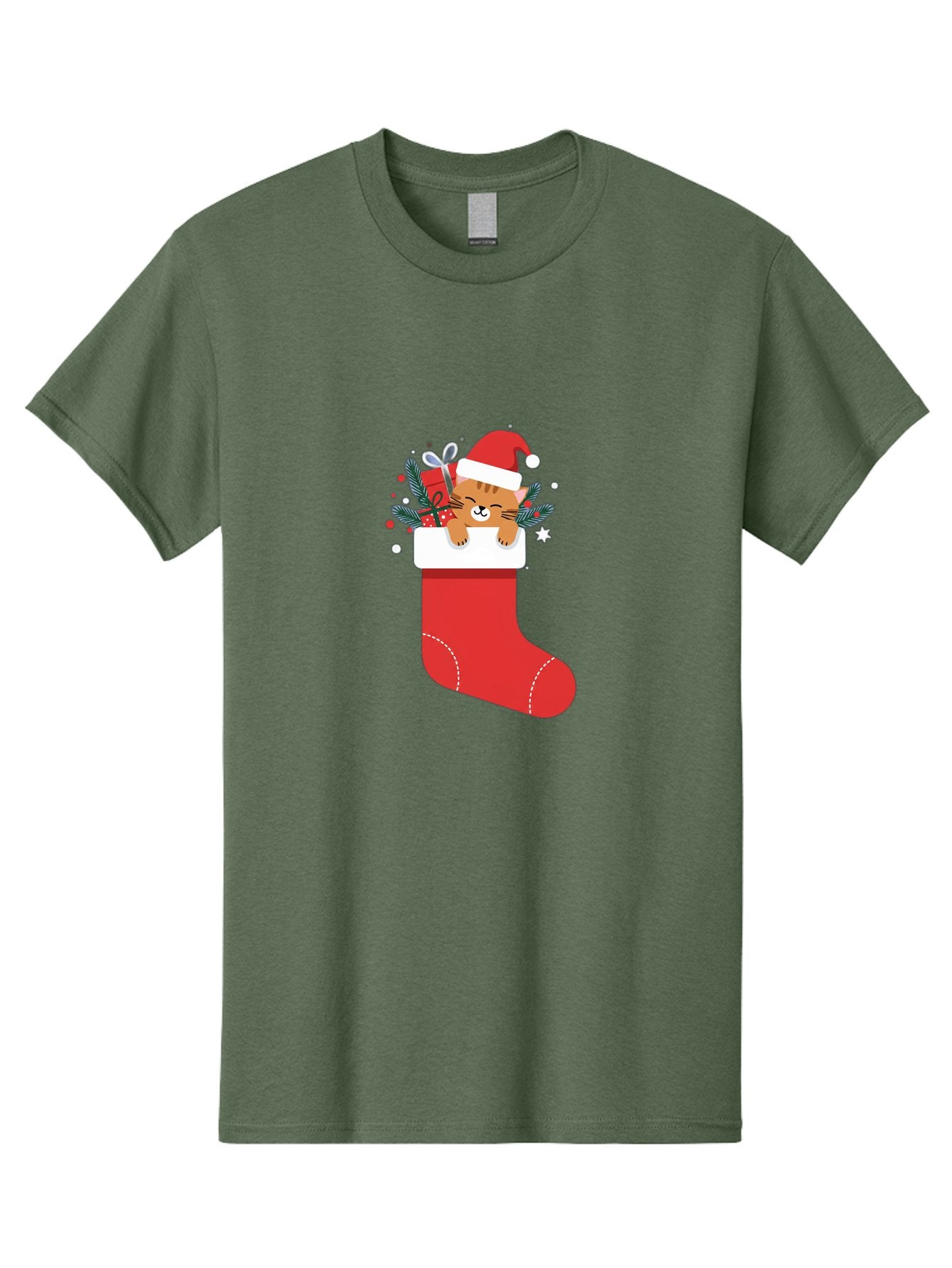 Cat-In-Christmas-Stocking Men'S Graphic Tee, 100% Cotton, Comfortable Casual Summer Wear, Machine Washable, Vintage Camera, Old Camera, Antique Camera, Black Camera, Classic Photography, Photography Equipment, Nostalgic Device, Film Camera, Bal979 15