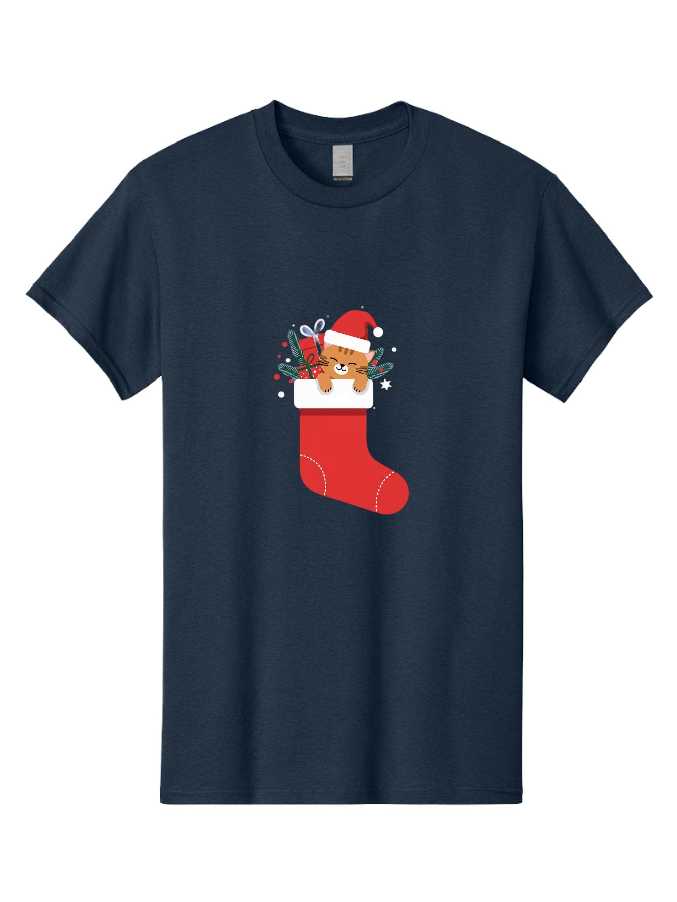 Cat-In-Christmas-Stocking Men'S Graphic Tee, 100% Cotton, Comfortable Casual Summer Wear, Machine Washable, Vintage Camera, Old Camera, Antique Camera, Black Camera, Classic Photography, Photography Equipment, Nostalgic Device, Film Camera, Bal979 4