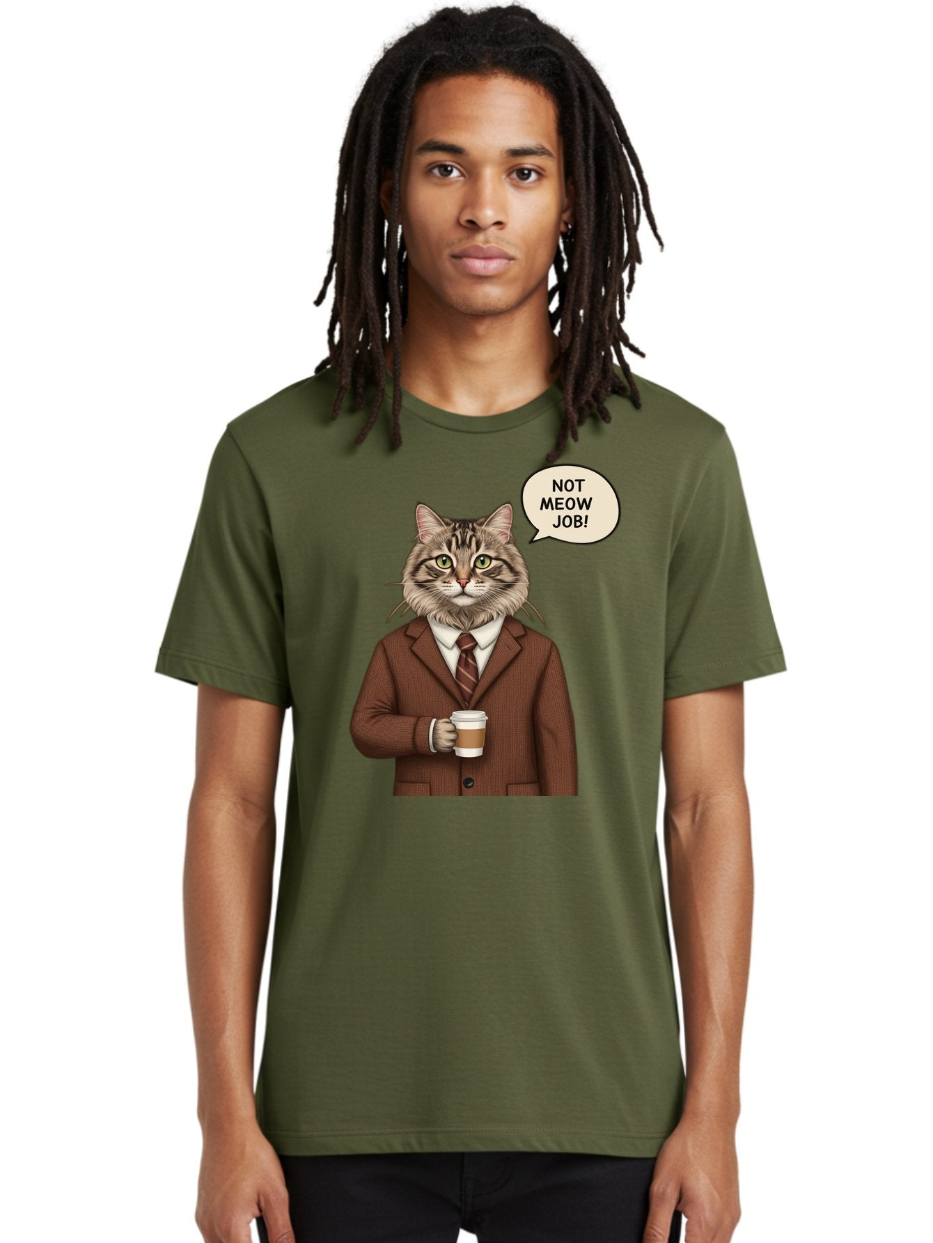 Cat-In-Suit-Not-Meow-Job Men'S Graphic Tee, 100% Cotton, Comfortable Casual Summer Wear, Machine Washable, Vintage Camera, Old Camera, Antique Camera, Black Camera, Classic Photography, Photography Equipment, Nostalgic Device, Film Camera, Bal981 27