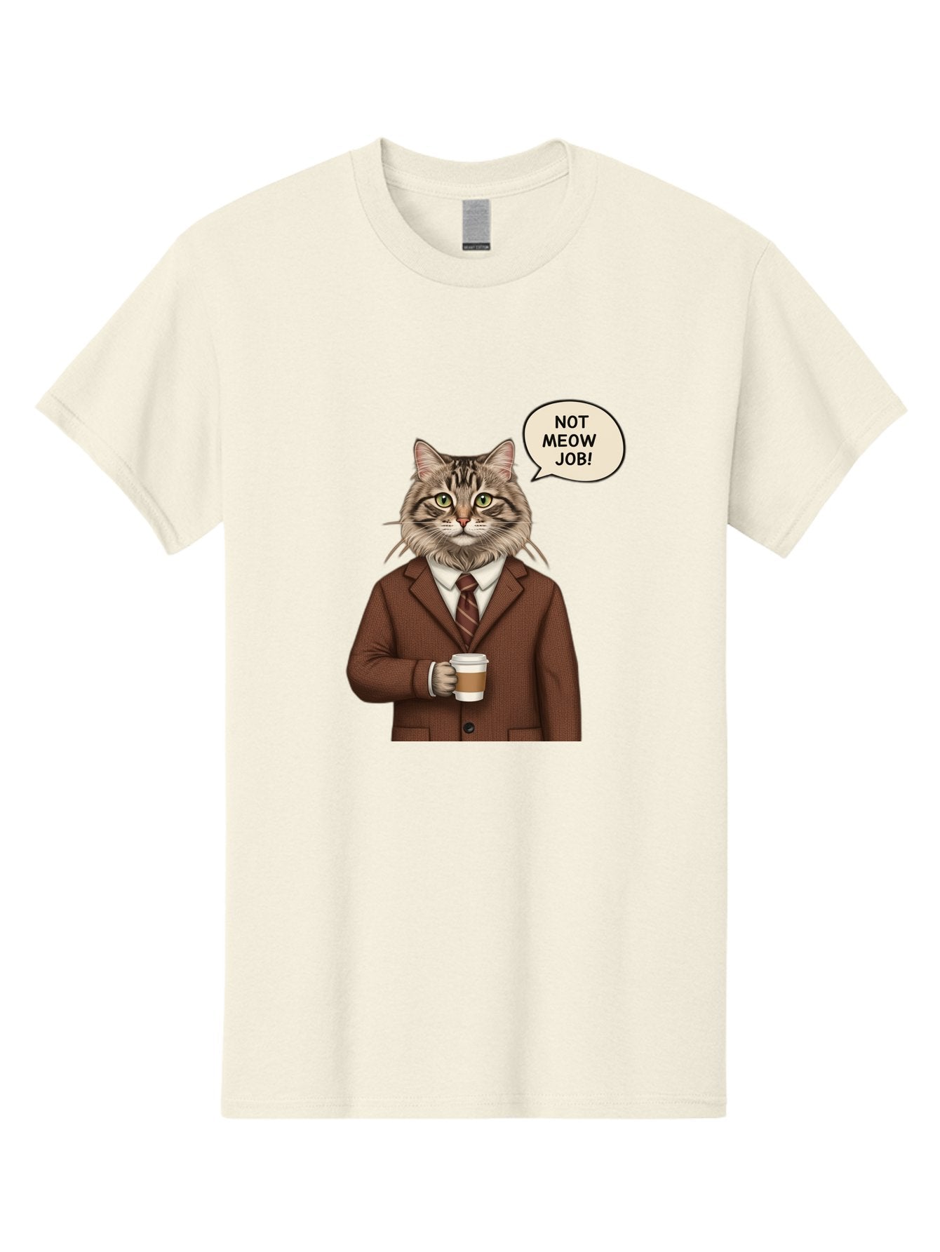 Cat-In-Suit-Not-Meow-Job Men'S Graphic Tee, 100% Cotton, Comfortable Casual Summer Wear, Machine Washable, Vintage Camera, Old Camera, Antique Camera, Black Camera, Classic Photography, Photography Equipment, Nostalgic Device, Film Camera, Bal981 7