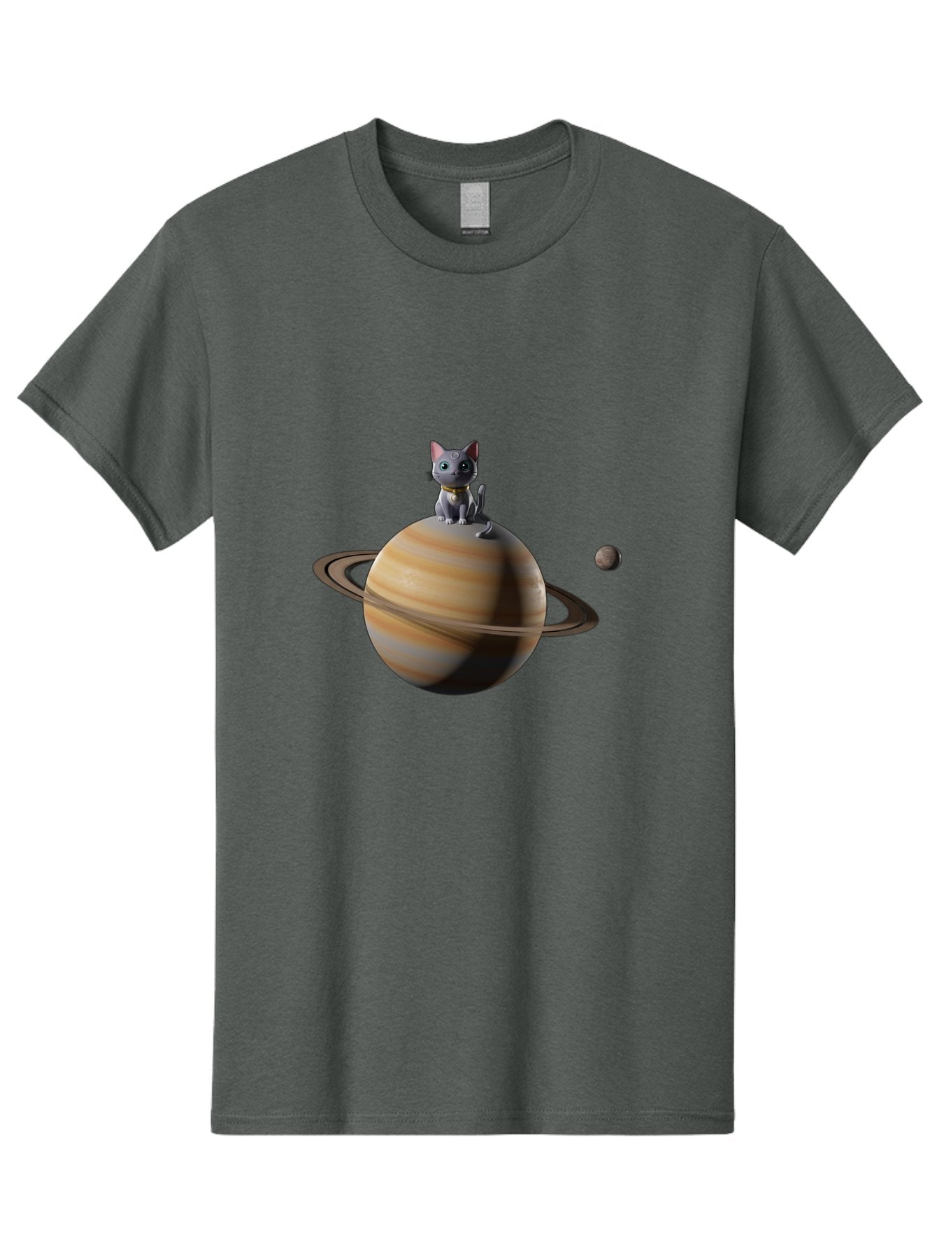 Cat-On-Saturn-1 Men'S Graphic Tee, 100% Cotton, Comfortable Casual Summer Wear, Machine Washable, Vintage Camera, Old Camera, Antique Camera, Black Camera, Classic Photography, Photography Equipment, Nostalgic Device, Film Camera, Camera Art Bal985 12