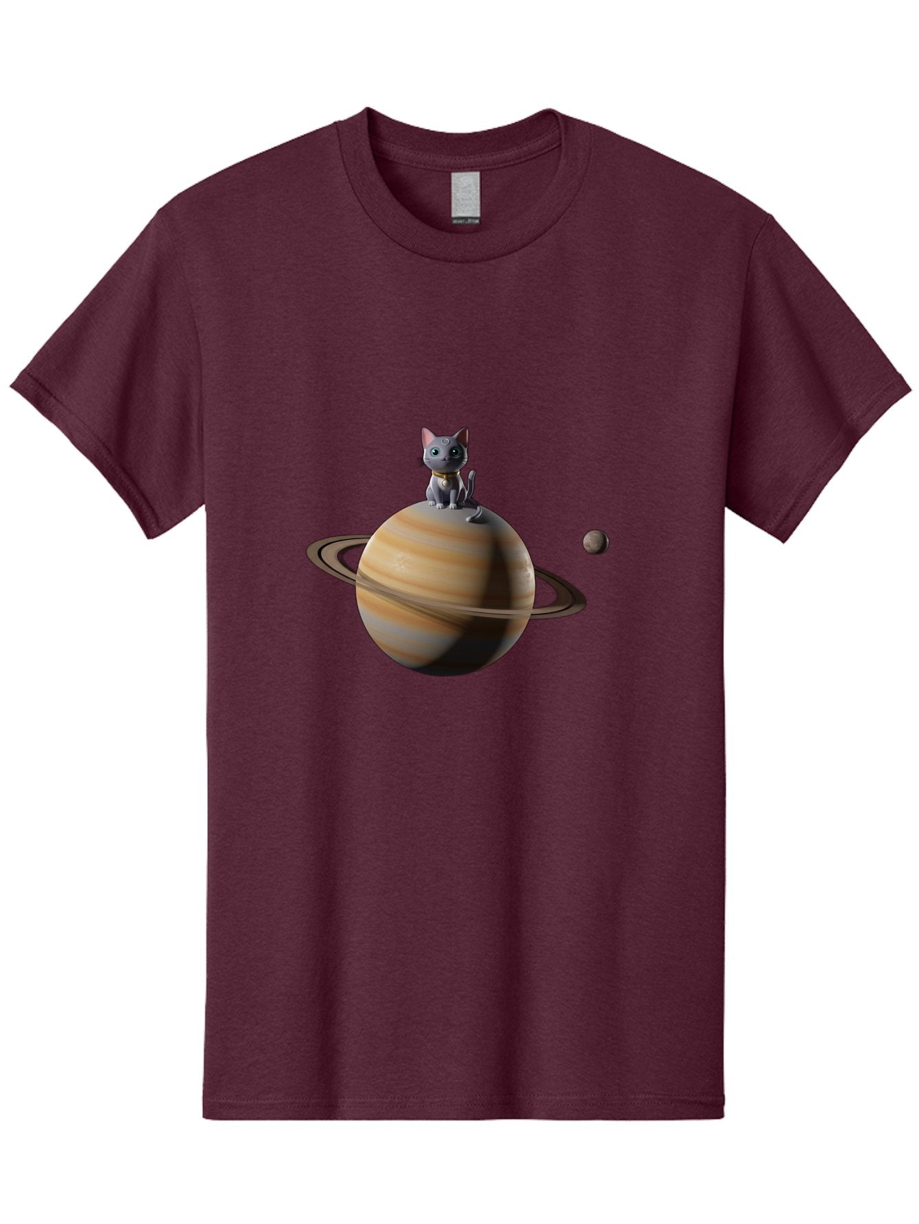Cat-On-Saturn-1 Men'S Graphic Tee, 100% Cotton, Comfortable Casual Summer Wear, Machine Washable, Vintage Camera, Old Camera, Antique Camera, Black Camera, Classic Photography, Photography Equipment, Nostalgic Device, Film Camera, Camera Art Bal985 9
