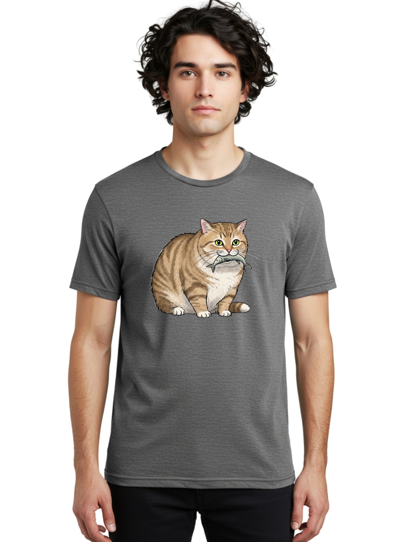Cat-With-Fish-10 Men'S Graphic Tee, 100% Cotton, Comfortable Casual Summer Wear, Machine Washable, Vintage Camera, Old Camera, Antique Camera, Black Camera, Classic Photography, Photography Equipment, Nostalgic Device, Film Camera, Camera Art Bal989 23