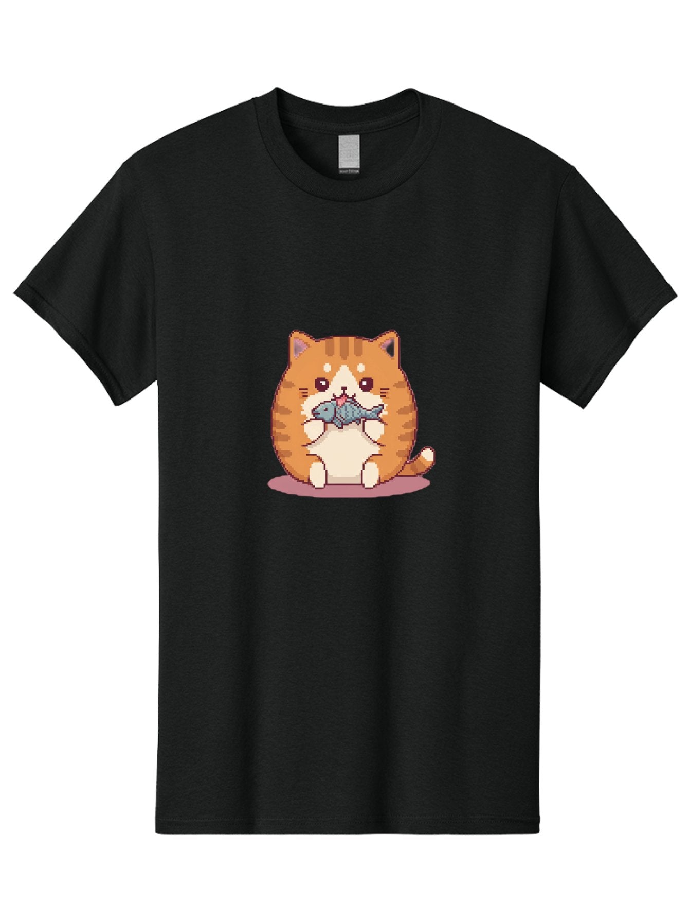 Cat-With-Fish-3 Men'S Graphic Tee, 100% Cotton, Comfortable Casual Summer Wear, Machine Washable, Vintage Camera, Old Camera, Antique Camera, Black Camera, Classic Photography, Photography Equipment, Nostalgic Device, Film Camera, Camera Art Bal991 6