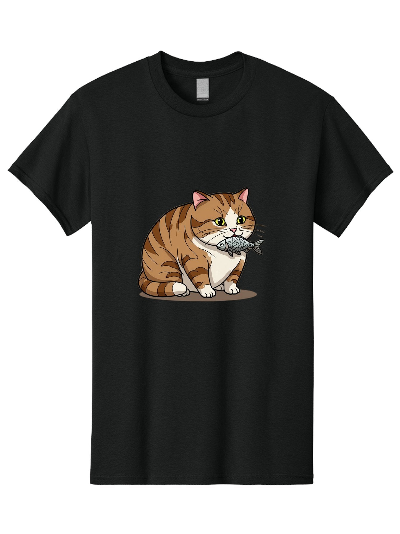 Cat-With-Fish-5 Men'S Graphic Tee, 100% Cotton, Comfortable Casual Summer Wear, Machine Washable, Vintage Camera, Old Camera, Antique Camera, Black Camera, Classic Photography, Photography Equipment, Nostalgic Device, Film Camera, Camera Art Bal993 13