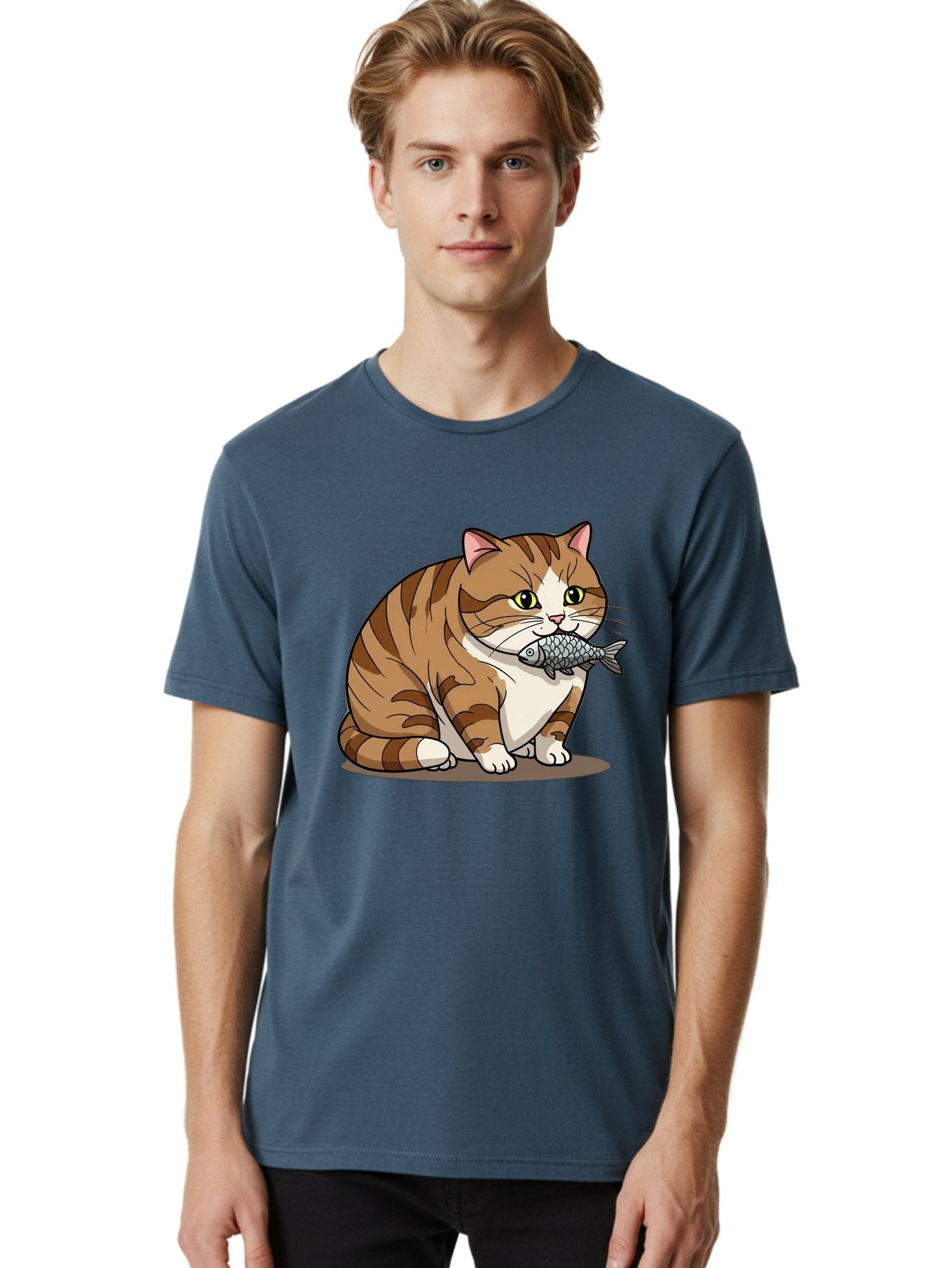 Cat-With-Fish-5 Men'S Graphic Tee, 100% Cotton, Comfortable Casual Summer Wear, Machine Washable, Vintage Camera, Old Camera, Antique Camera, Black Camera, Classic Photography, Photography Equipment, Nostalgic Device, Film Camera, Camera Art Bal993 28