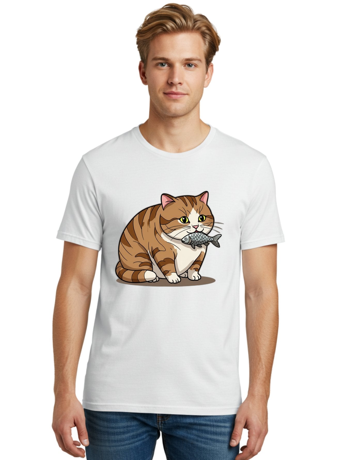 Cat-With-Fish-5 Men'S Graphic Tee, 100% Cotton, Comfortable Casual Summer Wear, Machine Washable, Vintage Camera, Old Camera, Antique Camera, Black Camera, Classic Photography, Photography Equipment, Nostalgic Device, Film Camera, Camera Art Bal993 21