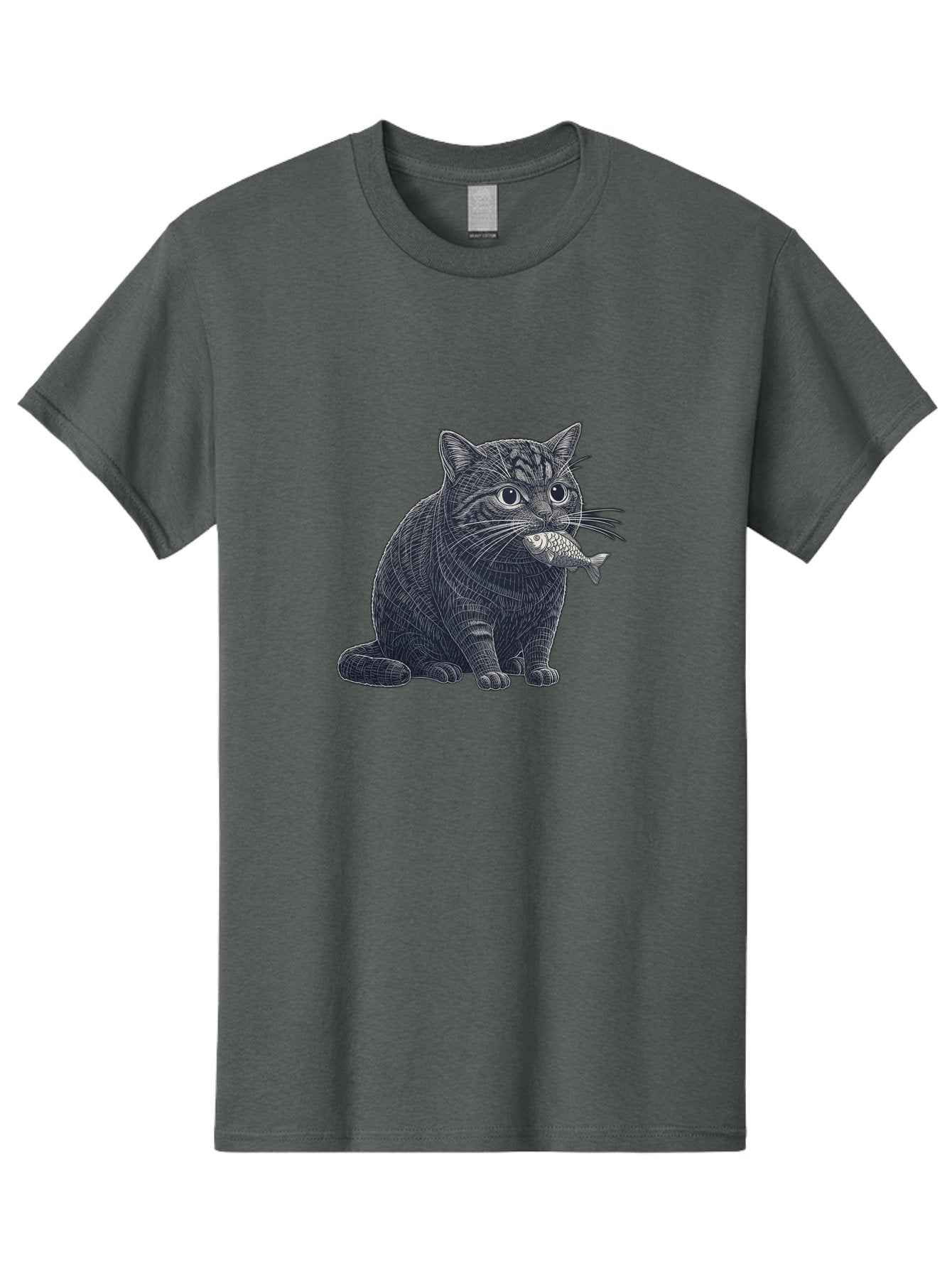 Cat-With-Fish-6 Men'S Graphic Tee, 100% Cotton, Comfortable Casual Summer Wear, Machine Washable, Vintage Camera, Old Camera, Antique Camera, Black Camera, Classic Photography, Photography Equipment, Nostalgic Device, Film Camera, Camera Art Bal994 14