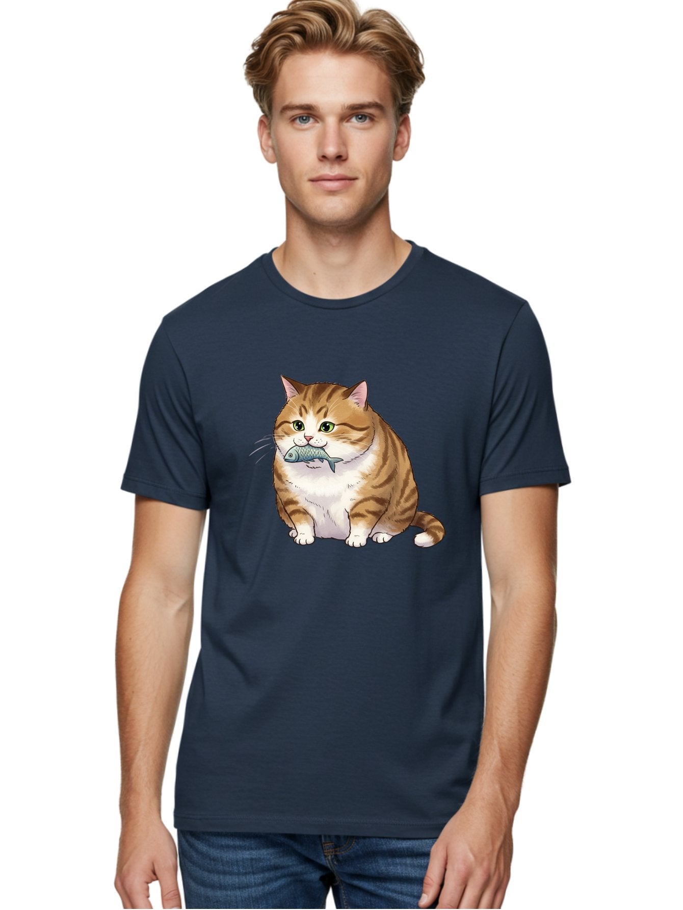 Cat-With-Fish-7 Men'S Graphic Tee, 100% Cotton, Comfortable Casual Summer Wear, Machine Washable, Vintage Camera, Old Camera, Antique Camera, Black Camera, Classic Photography, Photography Equipment, Nostalgic Device, Film Camera, Camera Art Bal995 16