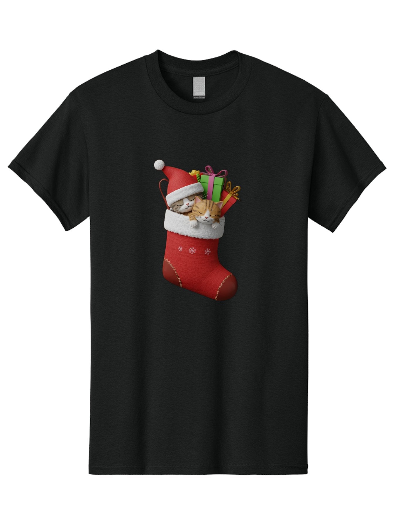 Cats-In-Christmas-Stocking Men'S Graphic Tee, 100% Cotton, Comfortable Casual Summer Wear, Machine Washable, Vintage Camera, Old Camera, Antique Camera, Black Camera, Classic Photography, Photography Equipment, Nostalgic Device, Film Camera, Bam000 15
