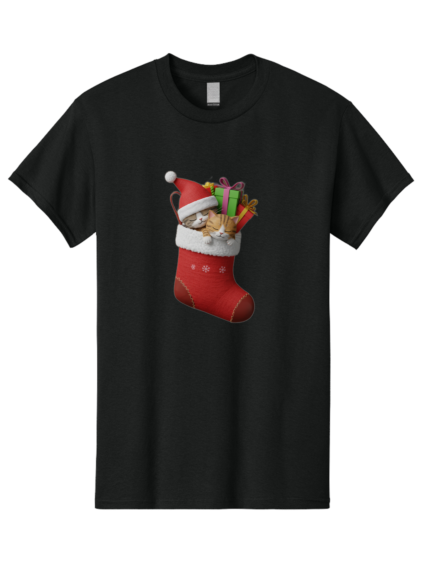 Cats-In-Christmas-Stocking Men'S Graphic Tee, 100% Cotton, Comfortable Casual Summer Wear, Machine Washable, Vintage Camera, Old Camera, Antique Camera, Black Camera, Classic Photography, Photography Equipment, Nostalgic Device, Film Camera, Bam000