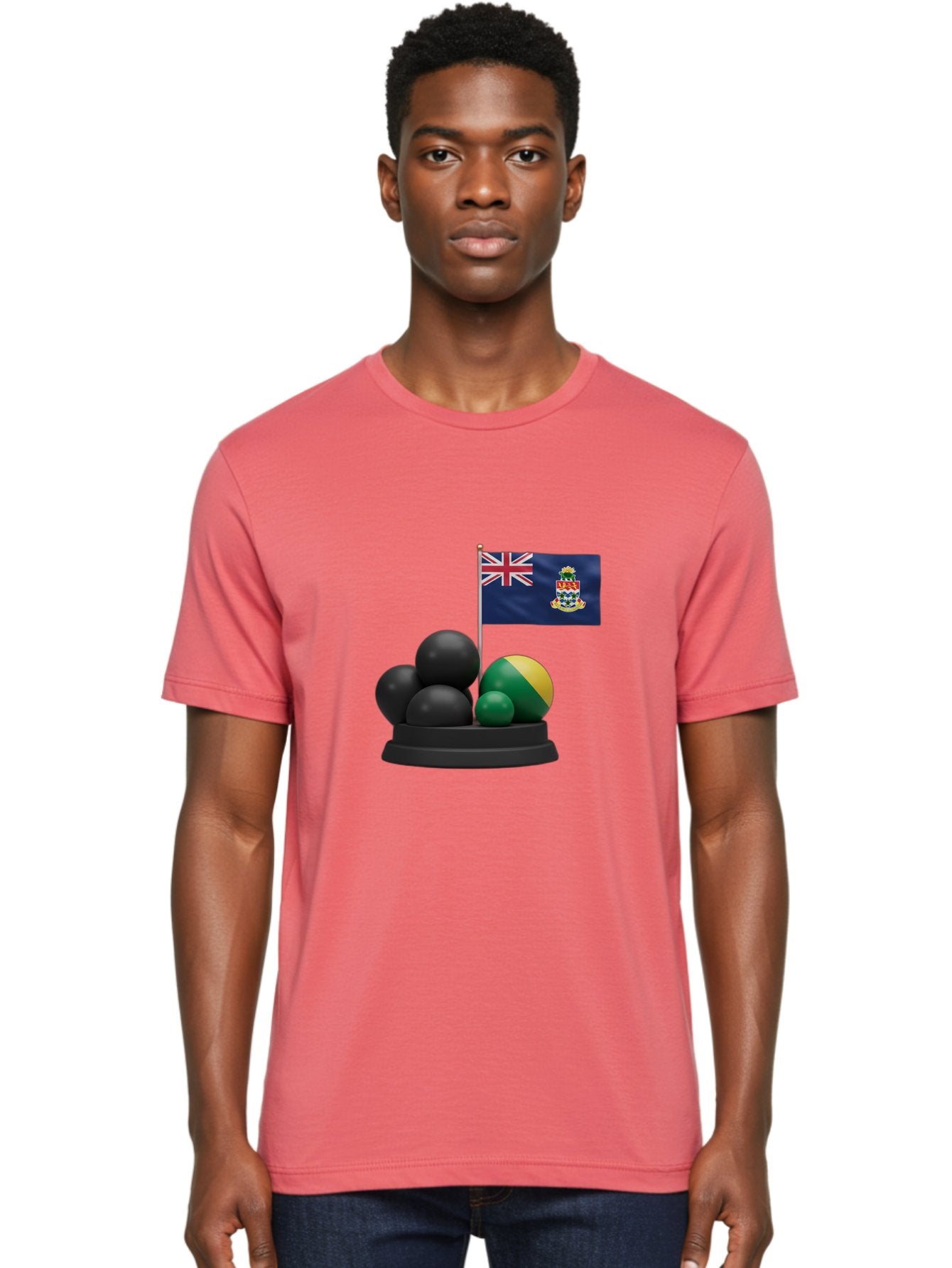 Cayman-Islands-Flag-With-Snooker-Balls Men'S Graphic Tee, 100% Cotton, Comfortable Casual Summer Wear, Machine Washable, Vintage Camera, Old Camera, Antique Camera, Black Camera, Classic Photography, Photography Equipment, Nostalgic Device, Bam001 17
