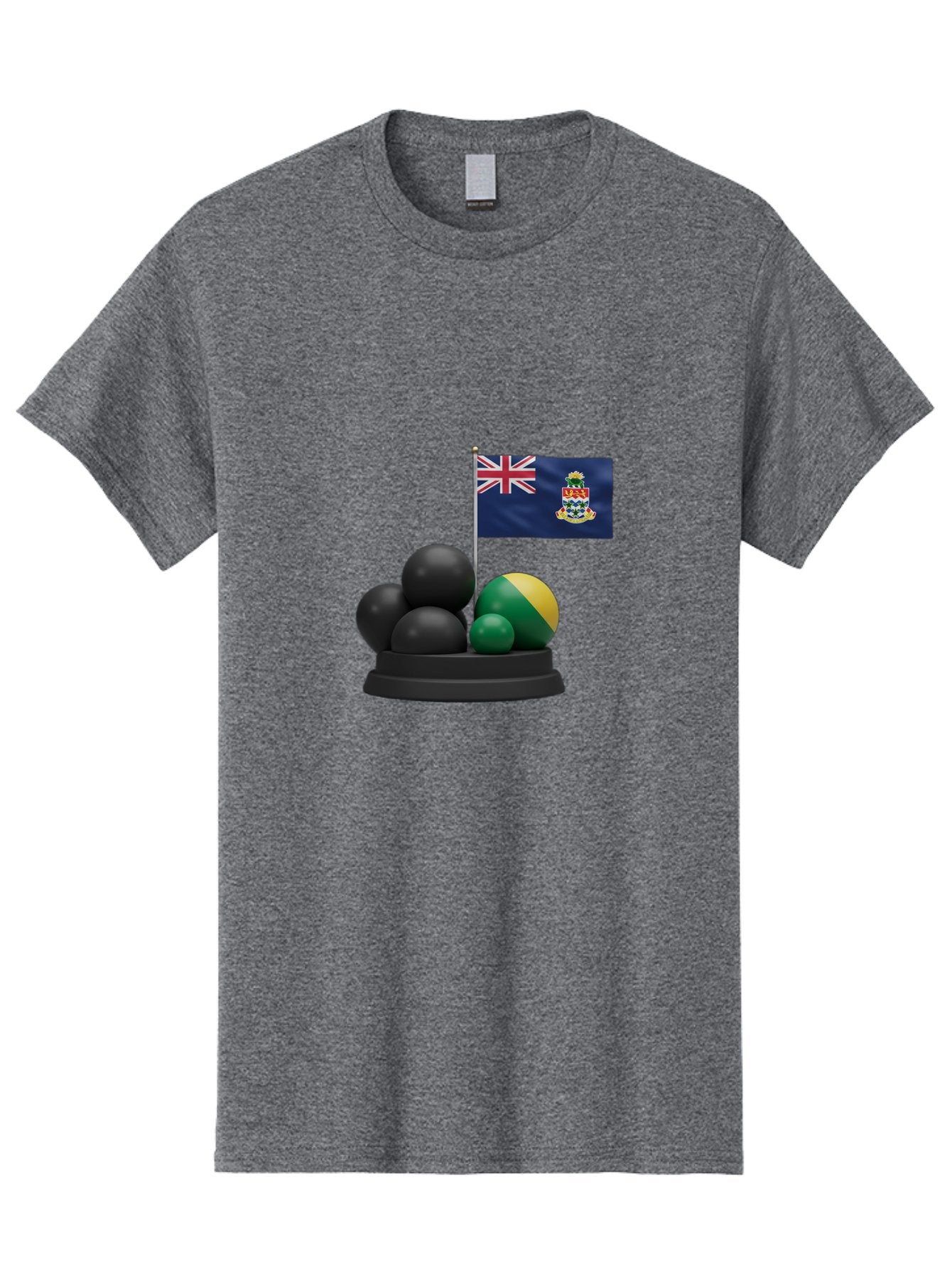 Cayman-Islands-Flag-With-Snooker-Balls Men'S Graphic Tee, 100% Cotton, Comfortable Casual Summer Wear, Machine Washable, Vintage Camera, Old Camera, Antique Camera, Black Camera, Classic Photography, Photography Equipment, Nostalgic Device, Bam001 5