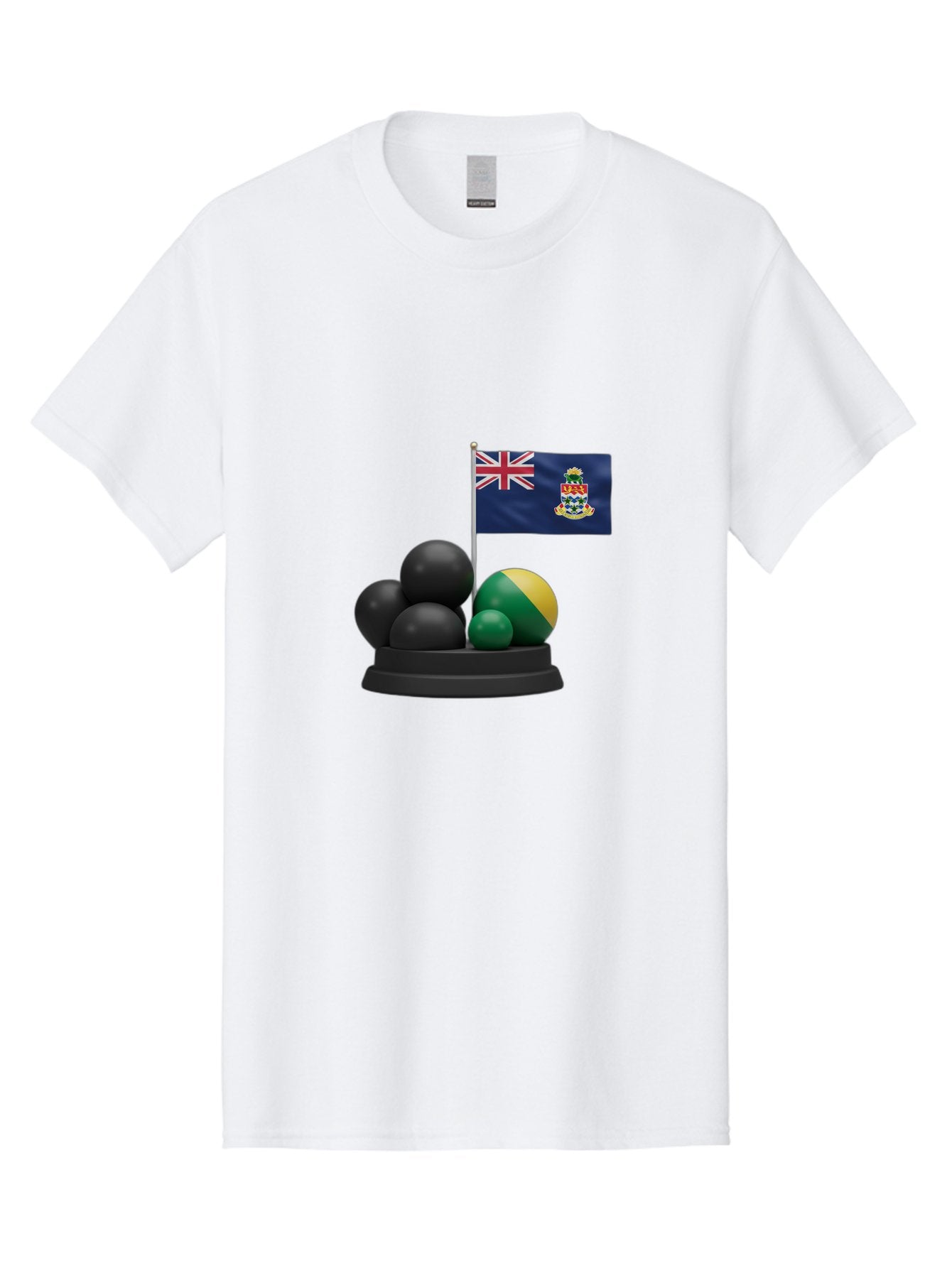 Cayman-Islands-Flag-With-Snooker-Balls Men'S Graphic Tee, 100% Cotton, Comfortable Casual Summer Wear, Machine Washable, Vintage Camera, Old Camera, Antique Camera, Black Camera, Classic Photography, Photography Equipment, Nostalgic Device, Bam001 4