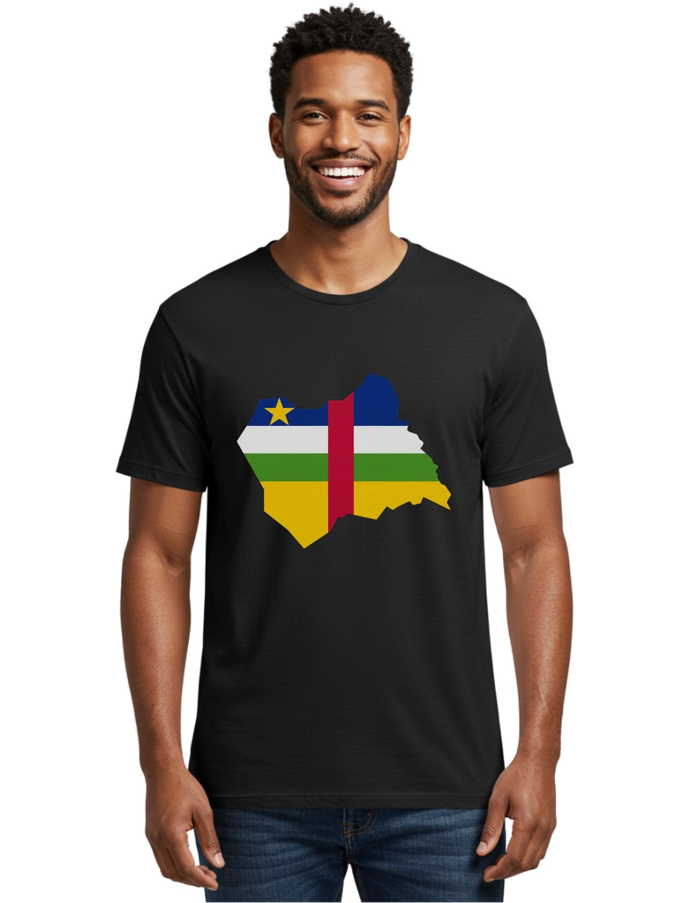 Central-African-Republic-Map-With-Flag Men'S Graphic Tee, 100% Cotton, Comfortable Casual Summer Wear, Machine Washable, Vintage Camera, Old Camera, Antique Camera, Black Camera, Classic Photography, Photography Equipment, Nostalgic Device, Bam005 29