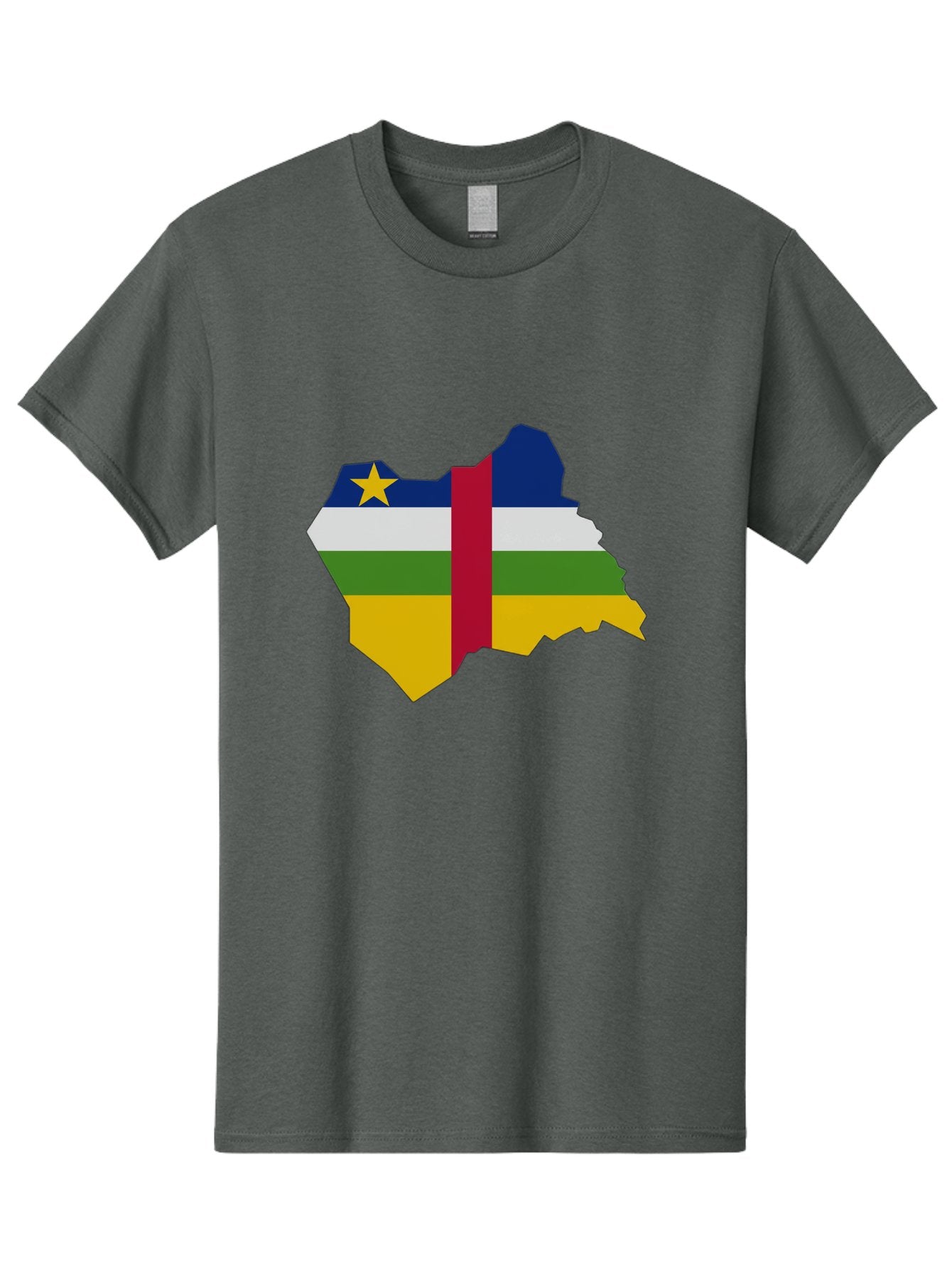 Central-African-Republic-Map-With-Flag Men'S Graphic Tee, 100% Cotton, Comfortable Casual Summer Wear, Machine Washable, Vintage Camera, Old Camera, Antique Camera, Black Camera, Classic Photography, Photography Equipment, Nostalgic Device, Bam005 11