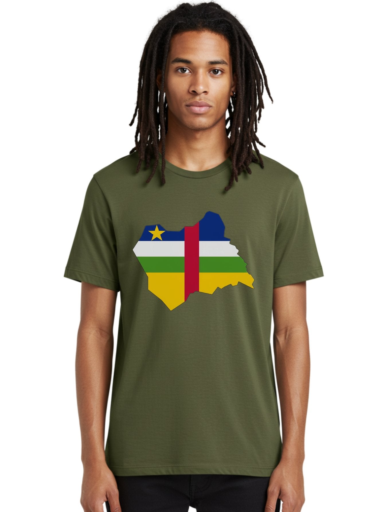 Central-African-Republic-Map-With-Flag Men'S Graphic Tee, 100% Cotton, Comfortable Casual Summer Wear, Machine Washable, Vintage Camera, Old Camera, Antique Camera, Black Camera, Classic Photography, Photography Equipment, Nostalgic Device, Bam005 21