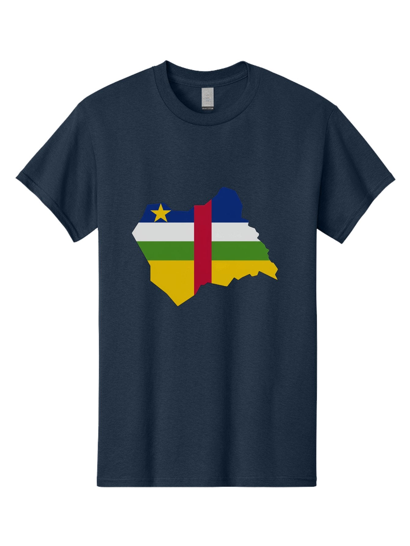 Central-African-Republic-Map-With-Flag Men'S Graphic Tee, 100% Cotton, Comfortable Casual Summer Wear, Machine Washable, Vintage Camera, Old Camera, Antique Camera, Black Camera, Classic Photography, Photography Equipment, Nostalgic Device, Bam005 4