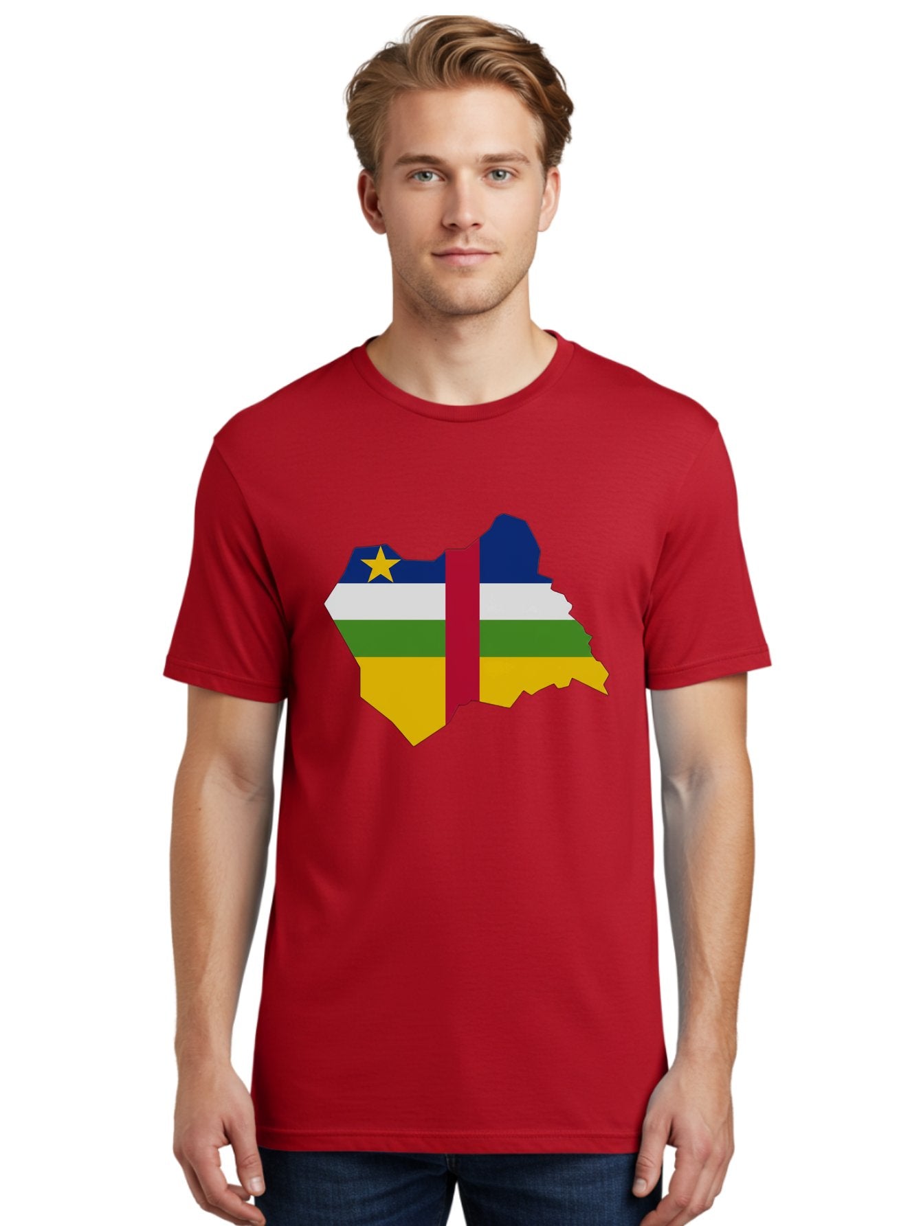 Central-African-Republic-Map-With-Flag Men'S Graphic Tee, 100% Cotton, Comfortable Casual Summer Wear, Machine Washable, Vintage Camera, Old Camera, Antique Camera, Black Camera, Classic Photography, Photography Equipment, Nostalgic Device, Bam005 22