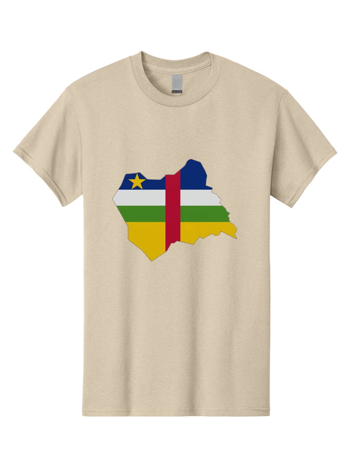 Central-African-Republic-Map-With-Flag Men'S Graphic Tee, 100% Cotton, Comfortable Casual Summer Wear, Machine Washable, Vintage Camera, Old Camera, Antique Camera, Black Camera, Classic Photography, Photography Equipment, Nostalgic Device, Bam005 12