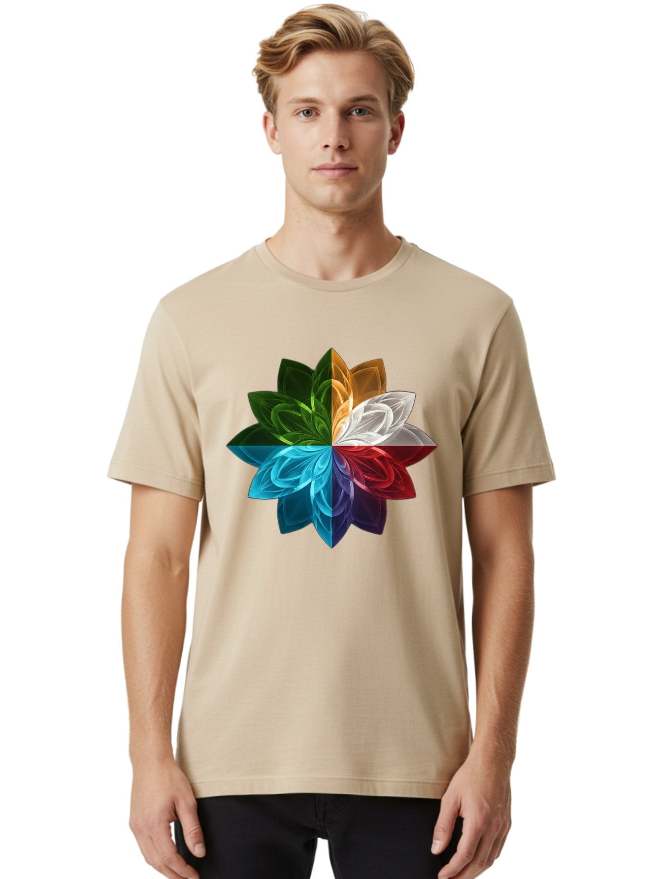 Chakra-Flower Men'S Graphic Tee, 100% Cotton, Comfortable Casual Summer Wear, Machine Washable, Vintage Camera, Old Camera, Antique Camera, Black Camera, Classic Photography, Photography Equipment, Nostalgic Device, Film Camera, Camera Art Bam007 29