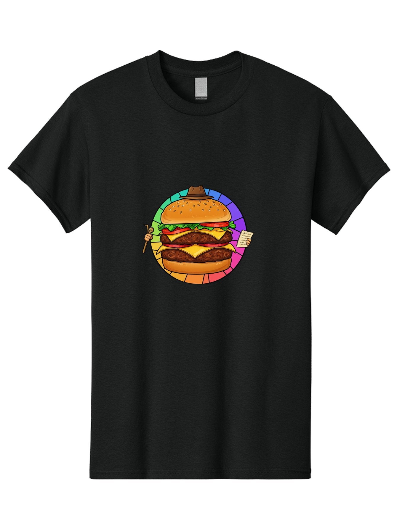 Cheeseburger-With-Cowboy-Hat Men'S Graphic Tee, 100% Cotton, Comfortable Casual Summer Wear, Machine Washable, Vintage Camera, Old Camera, Antique Camera, Black Camera, Classic Photography, Photography Equipment, Nostalgic Device, Film Camera, Bam008