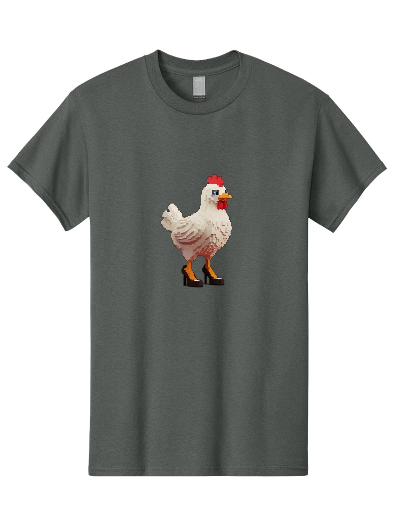 Chicken-High-Heels-1 Men'S Graphic Tee, 100% Cotton, Comfortable Casual Summer Wear, Machine Washable, Vintage Camera, Old Camera, Antique Camera, Black Camera, Classic Photography, Photography Equipment, Nostalgic Device, Film Camera, Bam011 6