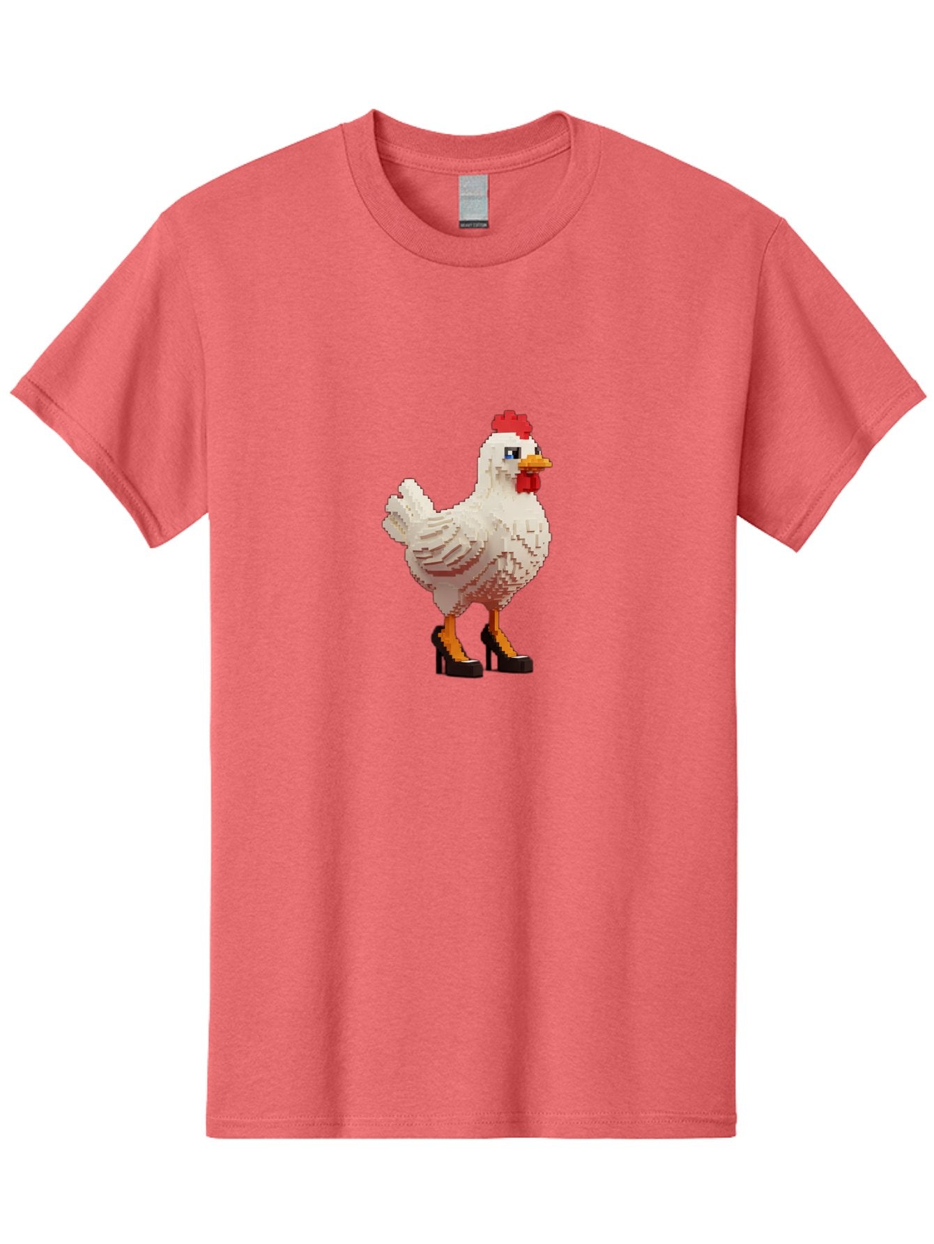 Chicken-High-Heels-1 Men'S Graphic Tee, 100% Cotton, Comfortable Casual Summer Wear, Machine Washable, Vintage Camera, Old Camera, Antique Camera, Black Camera, Classic Photography, Photography Equipment, Nostalgic Device, Film Camera, Bam011 15