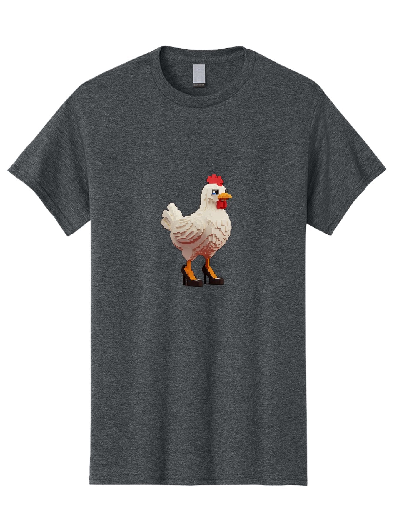 Chicken-High-Heels-1 Men'S Graphic Tee, 100% Cotton, Comfortable Casual Summer Wear, Machine Washable, Vintage Camera, Old Camera, Antique Camera, Black Camera, Classic Photography, Photography Equipment, Nostalgic Device, Film Camera, Bam011 11