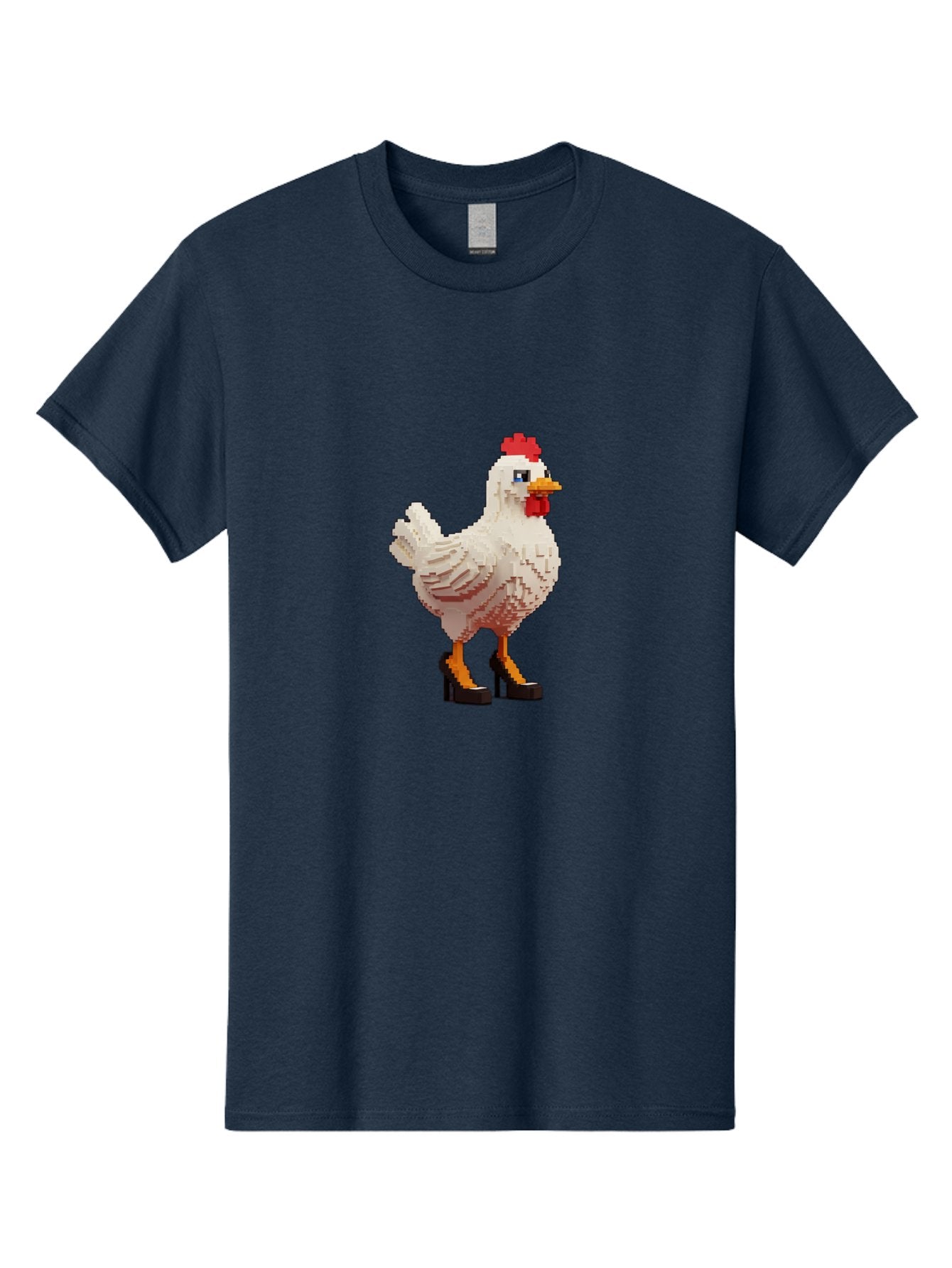 Chicken-High-Heels-1 Men'S Graphic Tee, 100% Cotton, Comfortable Casual Summer Wear, Machine Washable, Vintage Camera, Old Camera, Antique Camera, Black Camera, Classic Photography, Photography Equipment, Nostalgic Device, Film Camera, Bam011 5