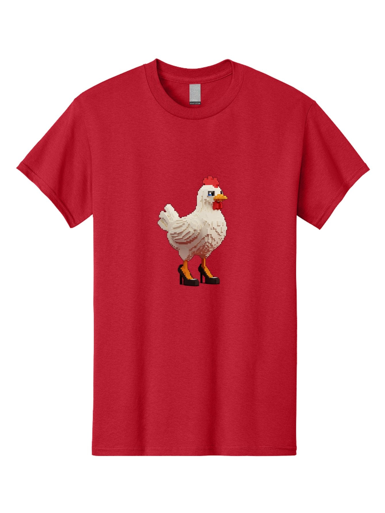 Chicken-High-Heels-1 Men'S Graphic Tee, 100% Cotton, Comfortable Casual Summer Wear, Machine Washable, Vintage Camera, Old Camera, Antique Camera, Black Camera, Classic Photography, Photography Equipment, Nostalgic Device, Film Camera, Bam011 13