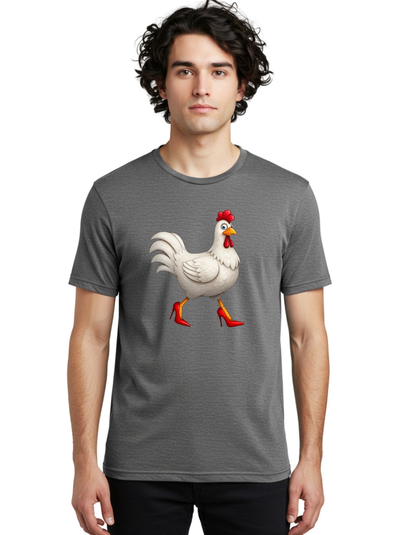 Chicken-High-Heels Men'S Graphic Tee, 100% Cotton, Comfortable Casual Summer Wear, Machine Washable, Vintage Camera, Old Camera, Antique Camera, Black Camera, Classic Photography, Photography Equipment, Nostalgic Device, Film Camera, Bam012 23