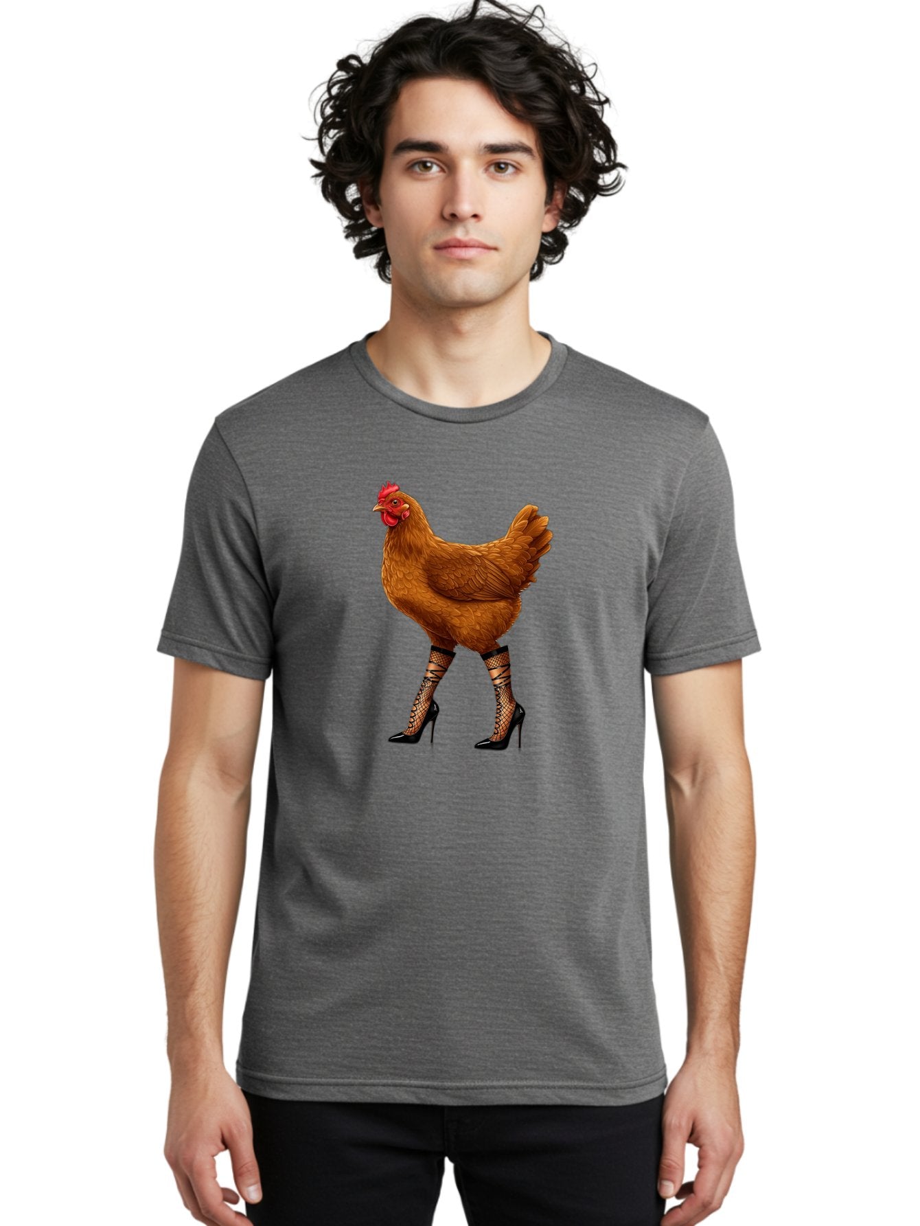 Chicken-In-Heels-1 Men'S Graphic Tee, 100% Cotton, Comfortable Casual Summer Wear, Machine Washable, Vintage Camera, Old Camera, Antique Camera, Black Camera, Classic Photography, Photography Equipment, Nostalgic Device, Film Camera, Bam014 20