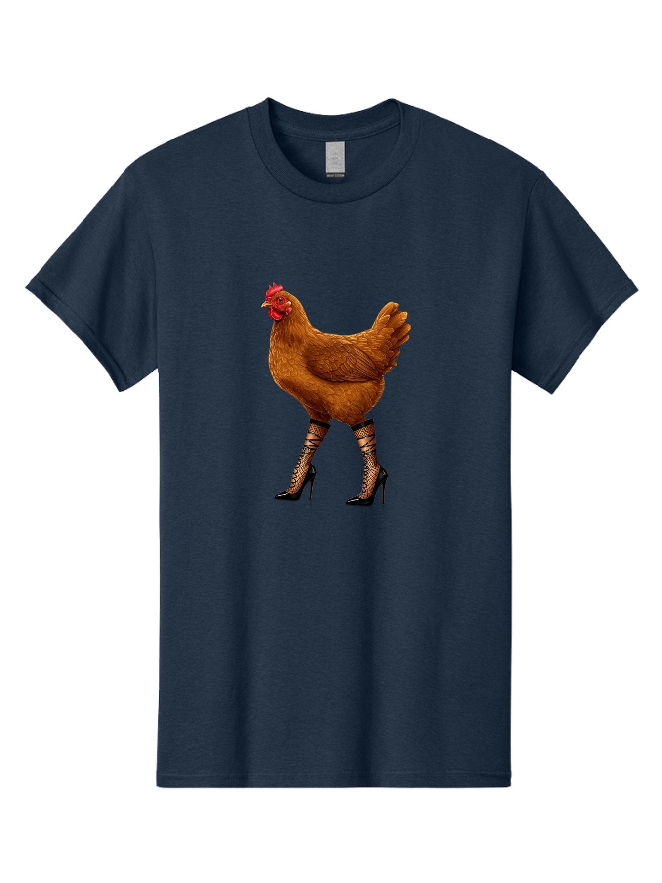 Chicken-In-Heels-1 Men'S Graphic Tee, 100% Cotton, Comfortable Casual Summer Wear, Machine Washable, Vintage Camera, Old Camera, Antique Camera, Black Camera, Classic Photography, Photography Equipment, Nostalgic Device, Film Camera, Bam014 5