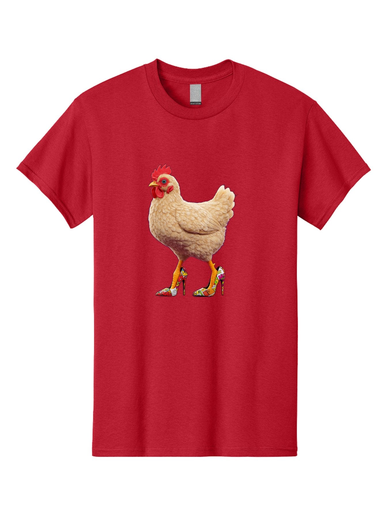 Chicken-In-High-Heels-2 Men'S Graphic Tee, 100% Cotton, Comfortable Casual Summer Wear, Machine Washable, Vintage Camera, Old Camera, Antique Camera, Black Camera, Classic Photography, Photography Equipment, Nostalgic Device, Film Camera, Bam017 8