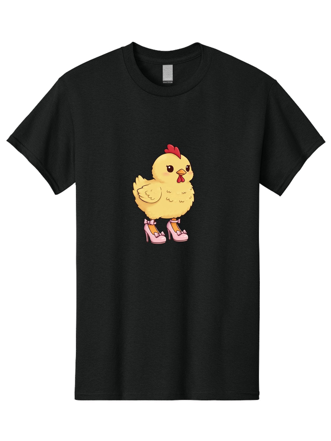 Chicken-In-High-Heels-3 Men'S Graphic Tee, 100% Cotton, Comfortable Casual Summer Wear, Machine Washable, Vintage Camera, Old Camera, Antique Camera, Black Camera, Classic Photography, Photography Equipment, Nostalgic Device, Film Camera, Bam018 9