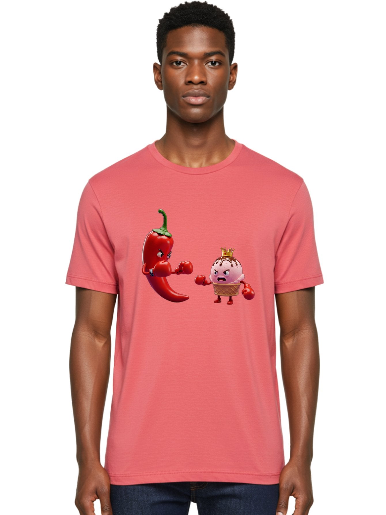 Chili-Pepper-Vs-Ice-Cream Men'S Graphic Tee, 100% Cotton, Comfortable Casual Summer Wear, Machine Washable, Vintage Camera, Old Camera, Antique Camera, Black Camera, Classic Photography, Photography Equipment, Nostalgic Device, Film Camera, Bam024 26