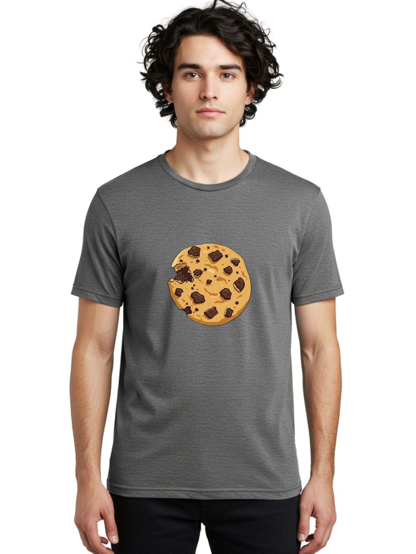 Chocolate-Chip-Cookie-Bite Men'S Graphic Tee, 100% Cotton, Comfortable Casual Summer Wear, Machine Washable, Vintage Camera, Old Camera, Antique Camera, Black Camera, Classic Photography, Photography Equipment, Nostalgic Device, Film Camera, Bam026 21