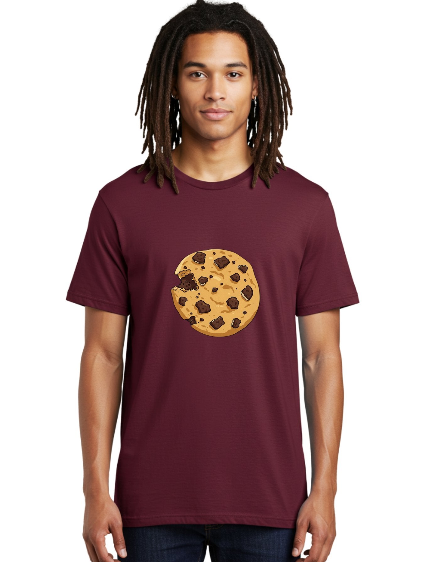 Chocolate-Chip-Cookie-Bite Men'S Graphic Tee, 100% Cotton, Comfortable Casual Summer Wear, Machine Washable, Vintage Camera, Old Camera, Antique Camera, Black Camera, Classic Photography, Photography Equipment, Nostalgic Device, Film Camera, Bam026 16