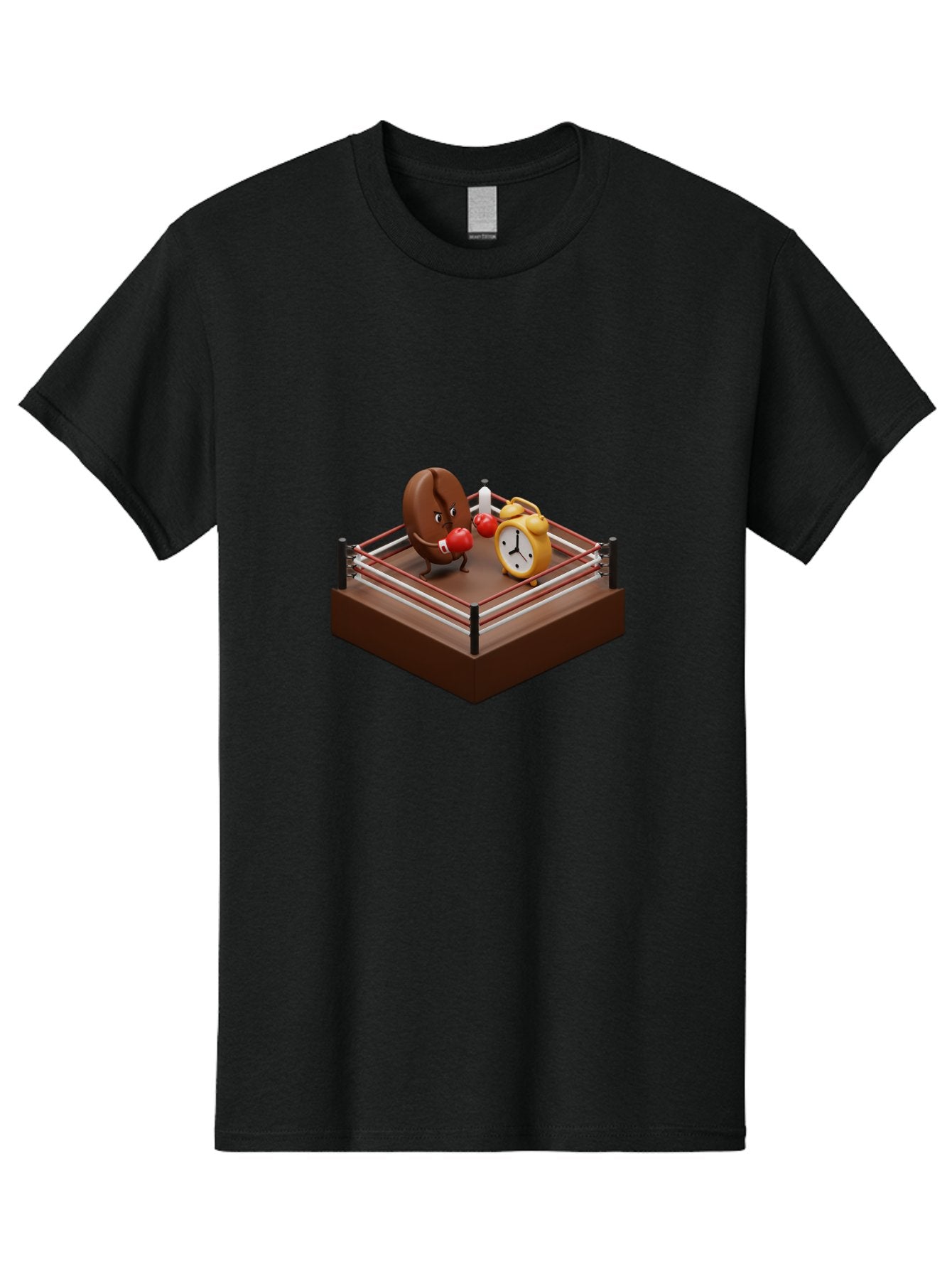 Chocolate-Donut-In-Boxing-Ring Men'S Graphic Tee, 100% Cotton, Comfortable Casual Summer Wear, Machine Washable, Vintage Camera, Old Camera, Antique Camera, Black Camera, Classic Photography, Photography Equipment, Nostalgic Device, Bam029 9