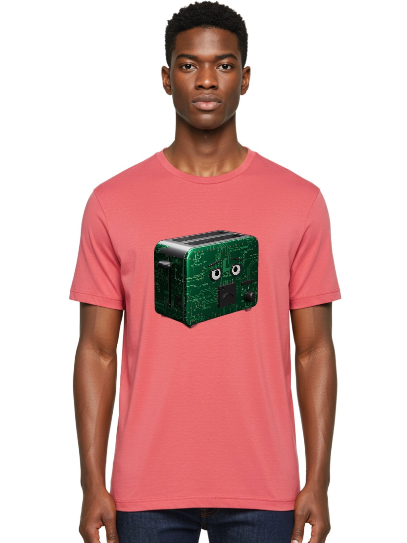 Circuit-Board-Toaster Men'S Graphic Tee, 100% Cotton, Comfortable Casual Summer Wear, Machine Washable, Vintage Camera, Old Camera, Antique Camera, Black Camera, Classic Photography, Photography Equipment, Nostalgic Device, Film Camera, Bam038 20