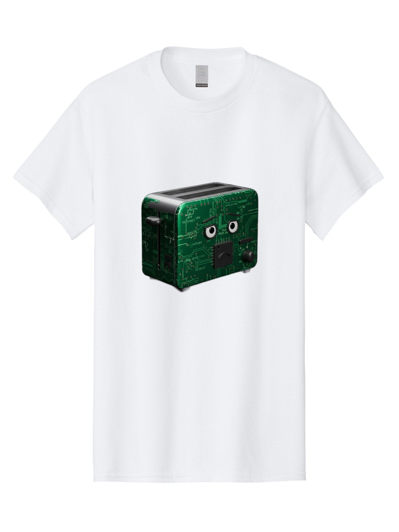 Circuit-Board-Toaster Men'S Graphic Tee, 100% Cotton, Comfortable Casual Summer Wear, Machine Washable, Vintage Camera, Old Camera, Antique Camera, Black Camera, Classic Photography, Photography Equipment, Nostalgic Device, Film Camera, Bam038