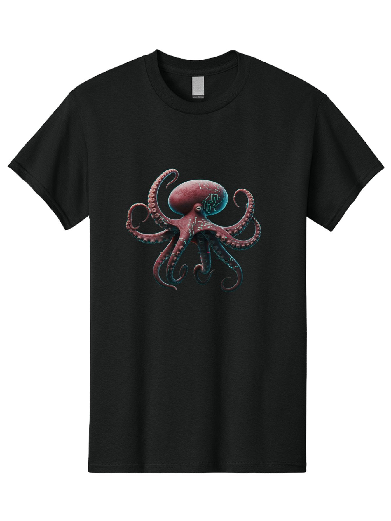 Circuit-Octopus Men'S Graphic Tee, 100% Cotton, Comfortable Casual Summer Wear, Machine Washable, Vintage Camera, Old Camera, Antique Camera, Black Camera, Classic Photography, Photography Equipment, Nostalgic Device, Film Camera, Camera Art Bam040 9