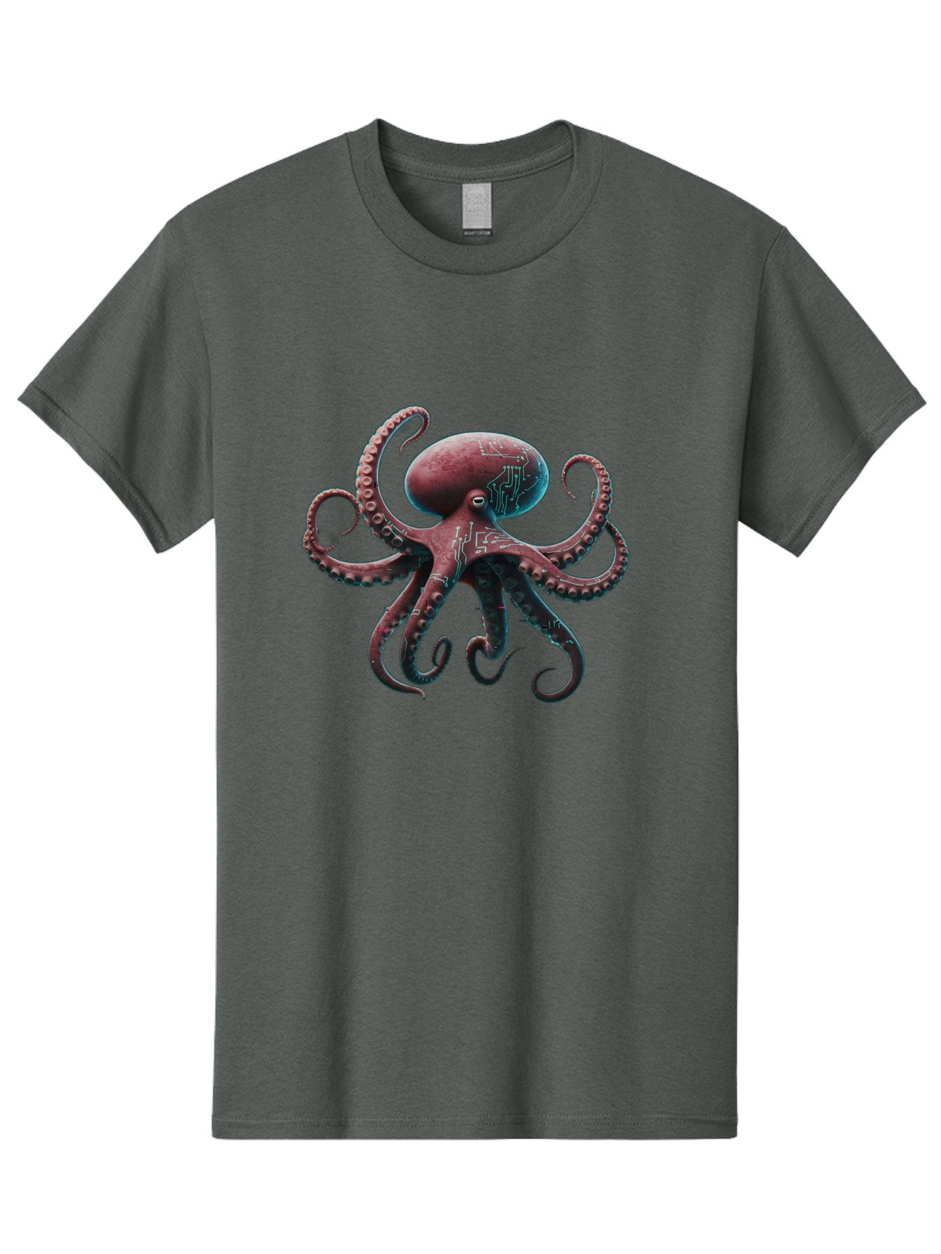Circuit-Octopus Men'S Graphic Tee, 100% Cotton, Comfortable Casual Summer Wear, Machine Washable, Vintage Camera, Old Camera, Antique Camera, Black Camera, Classic Photography, Photography Equipment, Nostalgic Device, Film Camera, Camera Art Bam040 3