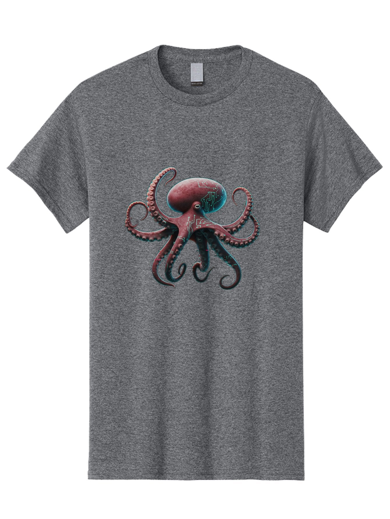 Circuit-Octopus Men'S Graphic Tee, 100% Cotton, Comfortable Casual Summer Wear, Machine Washable, Vintage Camera, Old Camera, Antique Camera, Black Camera, Classic Photography, Photography Equipment, Nostalgic Device, Film Camera, Camera Art Bam040 15